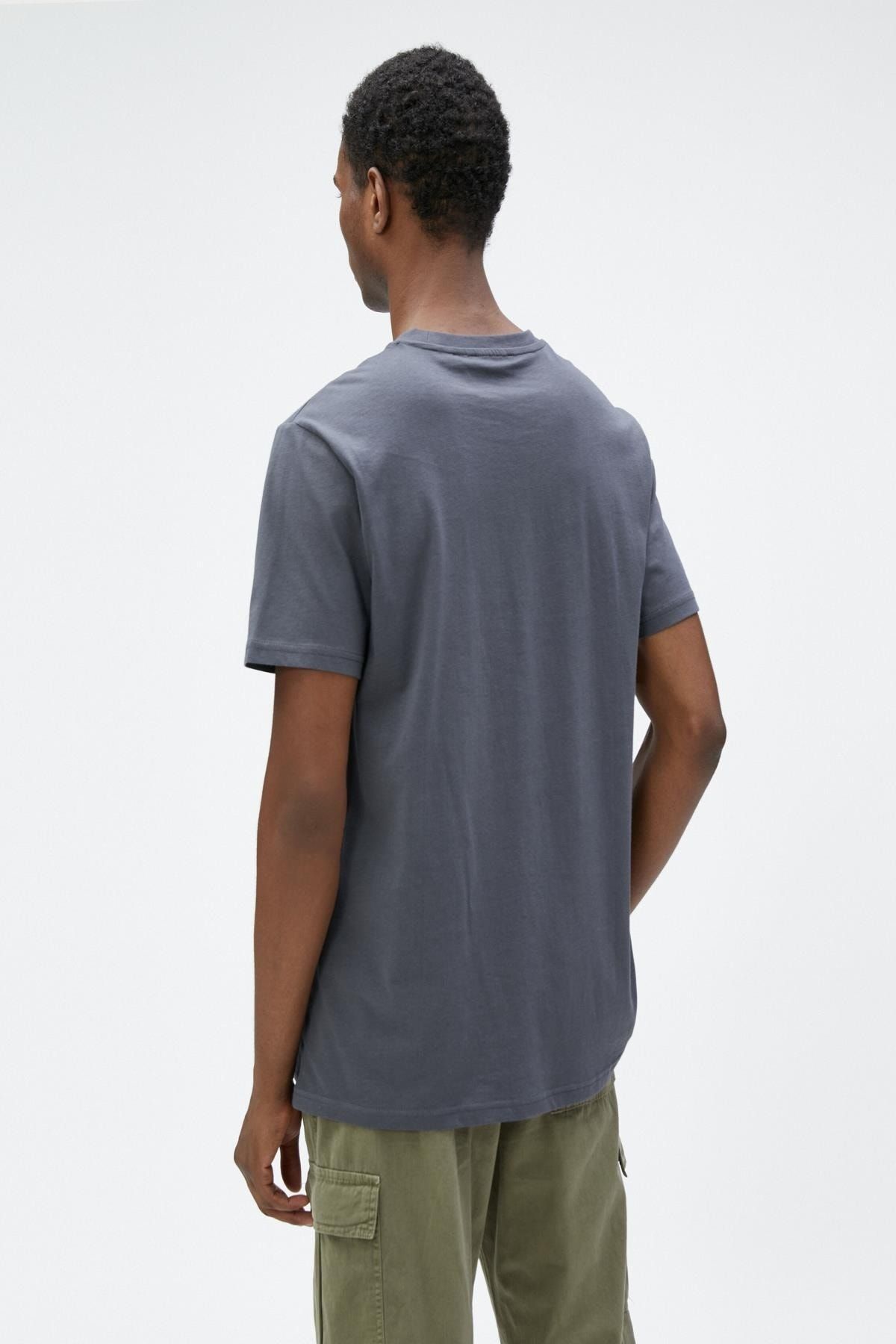 Koton T-Shirt Grau Regular Fit