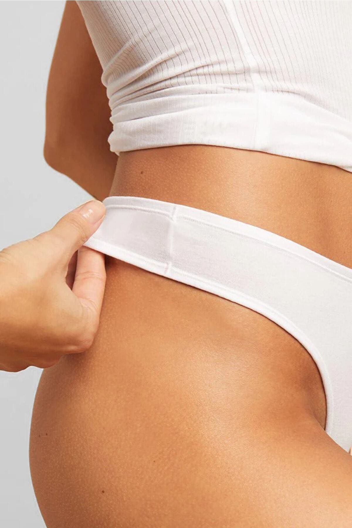 GECKO COLLECTION-Set of 3 YoyoK Elastic String Thong Women's Panties 5