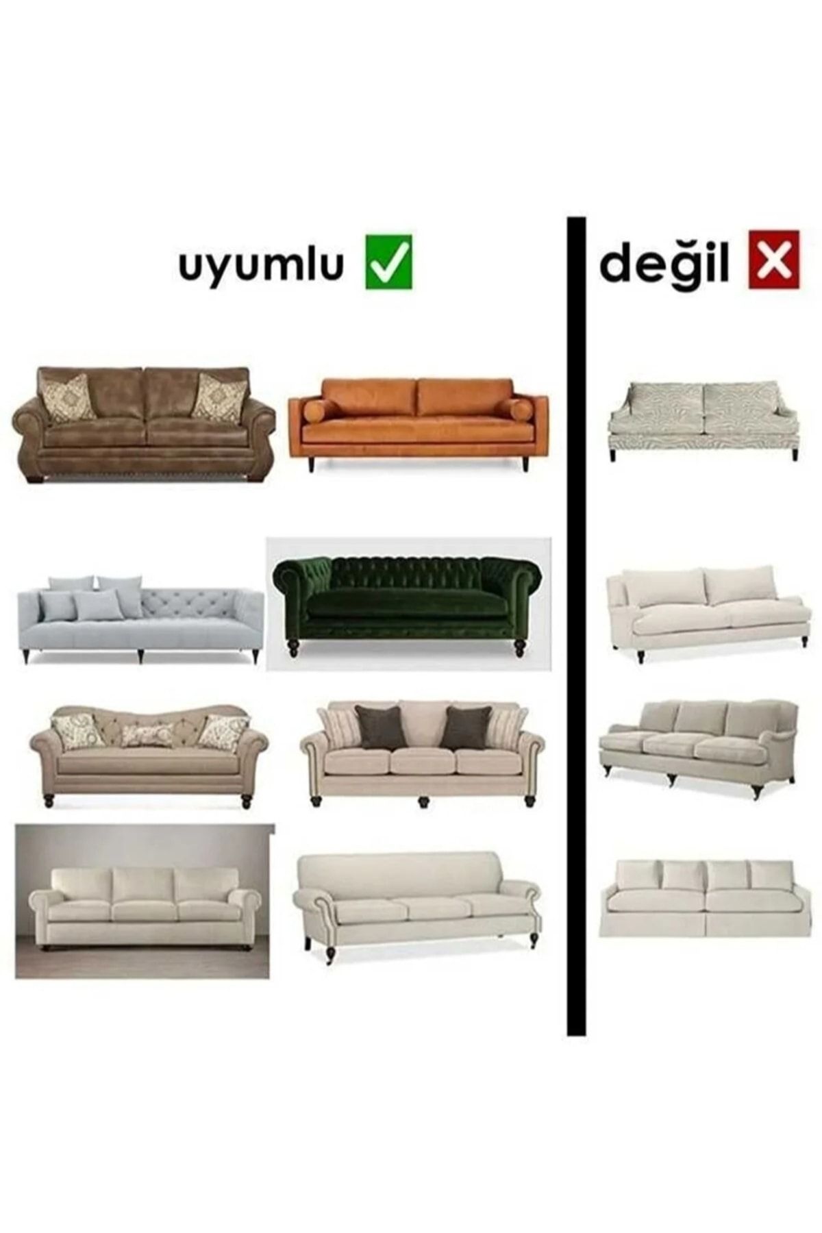 Güzel Aral-طقم غطاء أريكة مرن قابل للغسل بنمط مربع من الليكرا 3+3+1+1 3