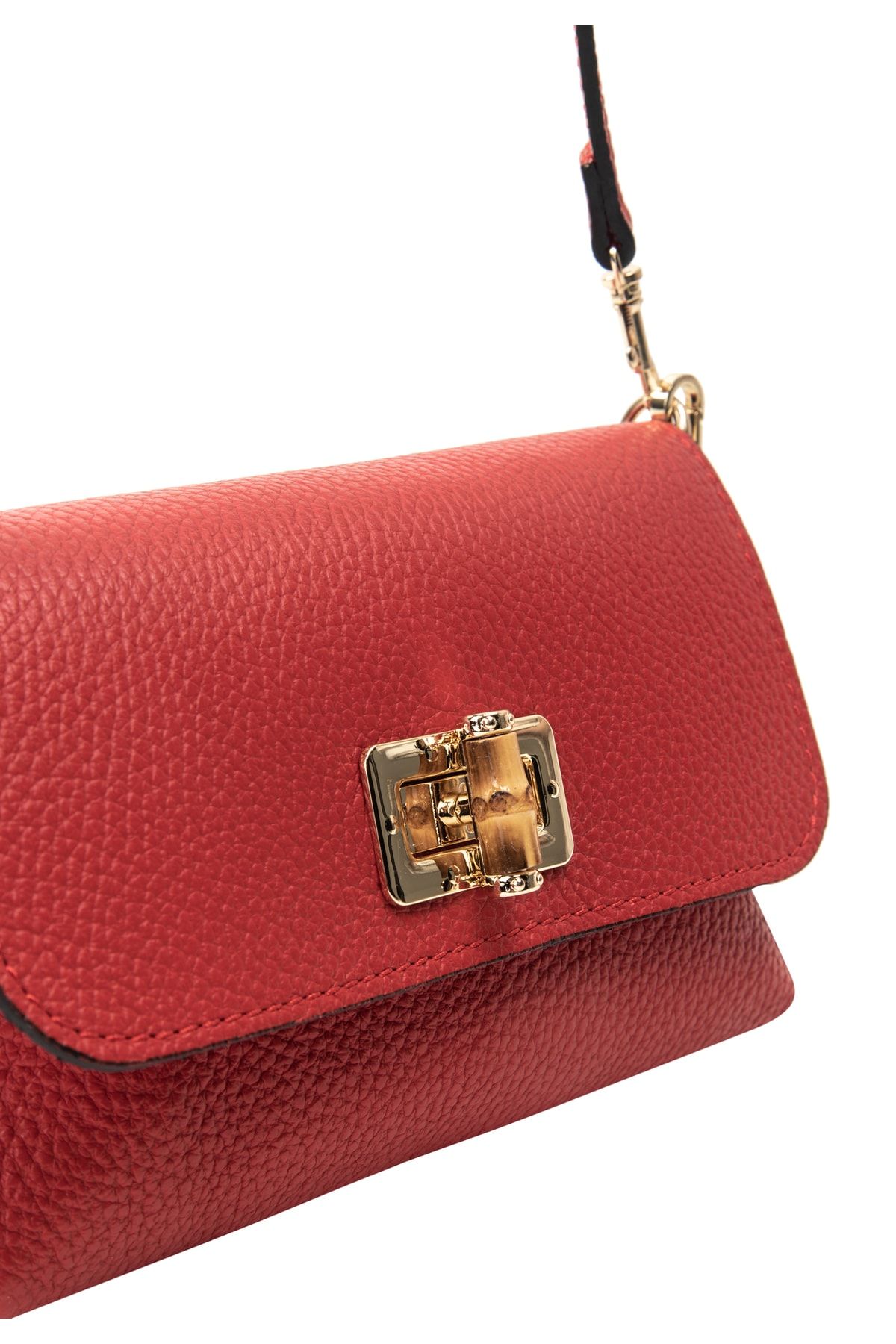 Faina-Mini-Schultertasche aus Leder 3