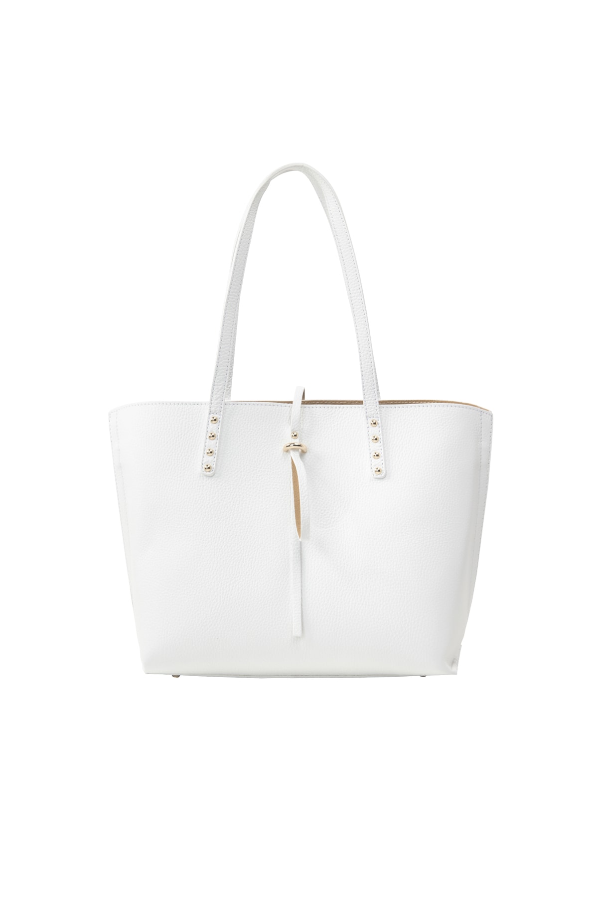 USHA Handtasche Weiß Unifarben Fast ausverkauft