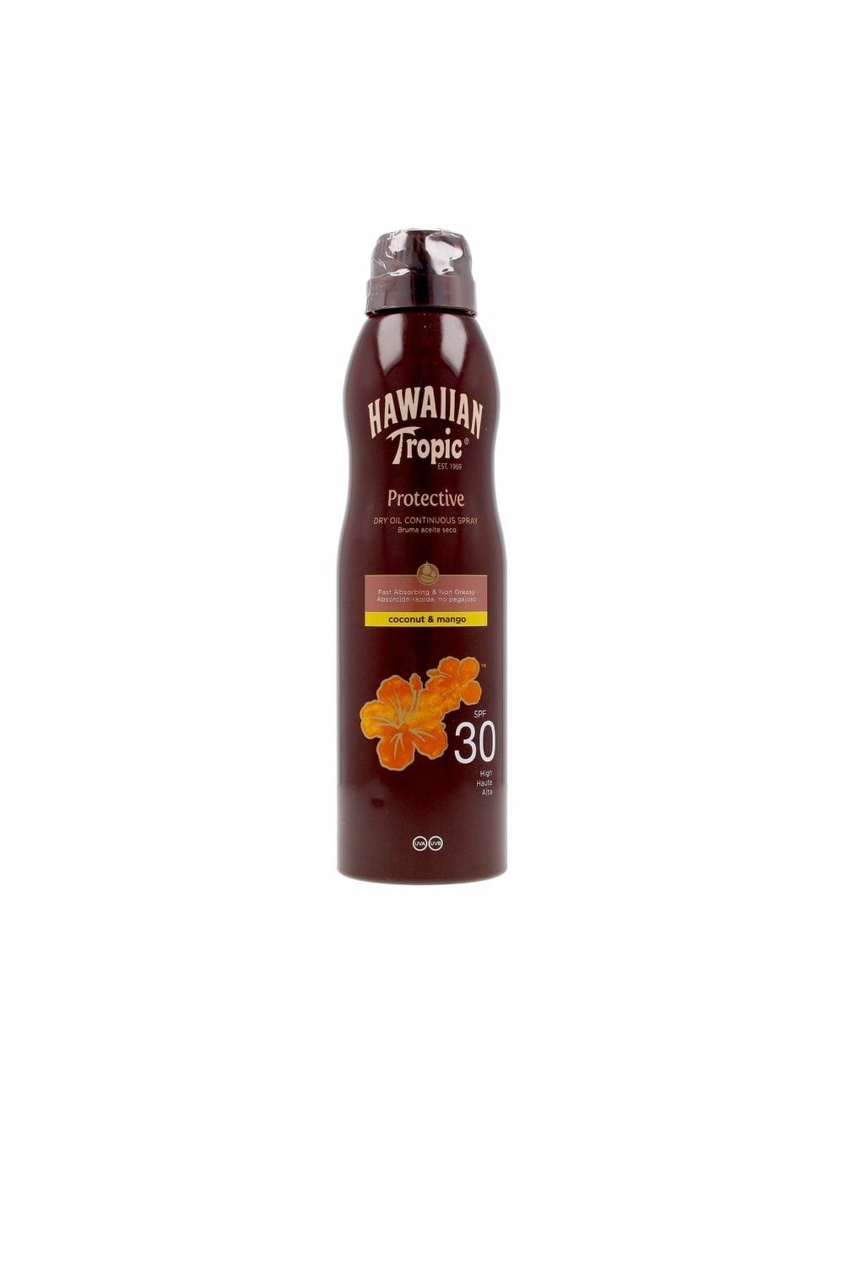 Hawaiian Tropic Ulei De Cocos Și Mango Bruma Spf30 Spray Hawaiian Tropic 180 Ml - One Size