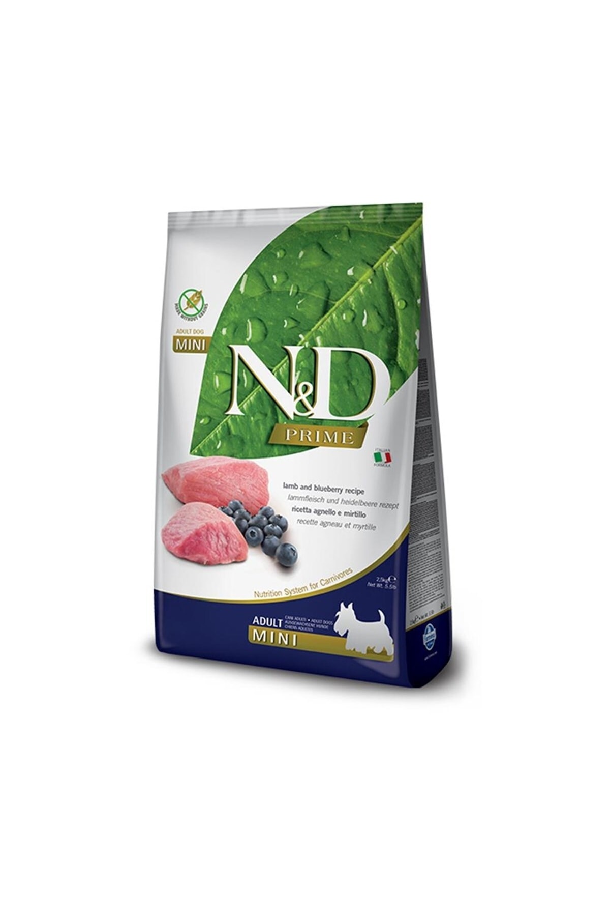N & D Nd Prime Tahılsız Mini Adult 7kg Kuzu Etli Ve Yaban Mersinli