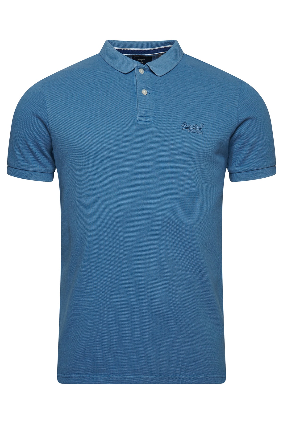 SUPERDRY Poloshirt Blau Regular Fit Fast ausverkauft