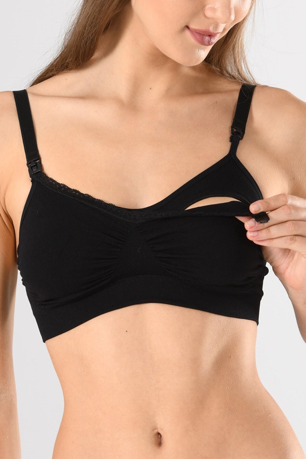 Miss Fit 11036 V Yakalı Emzirme Sütyeni