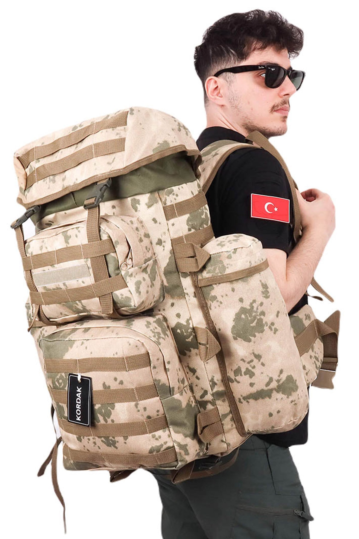 کوله پشتی مردانه قهوه ای KORDAK | KORDAKMRKT90 اورجینال - تصویر 2