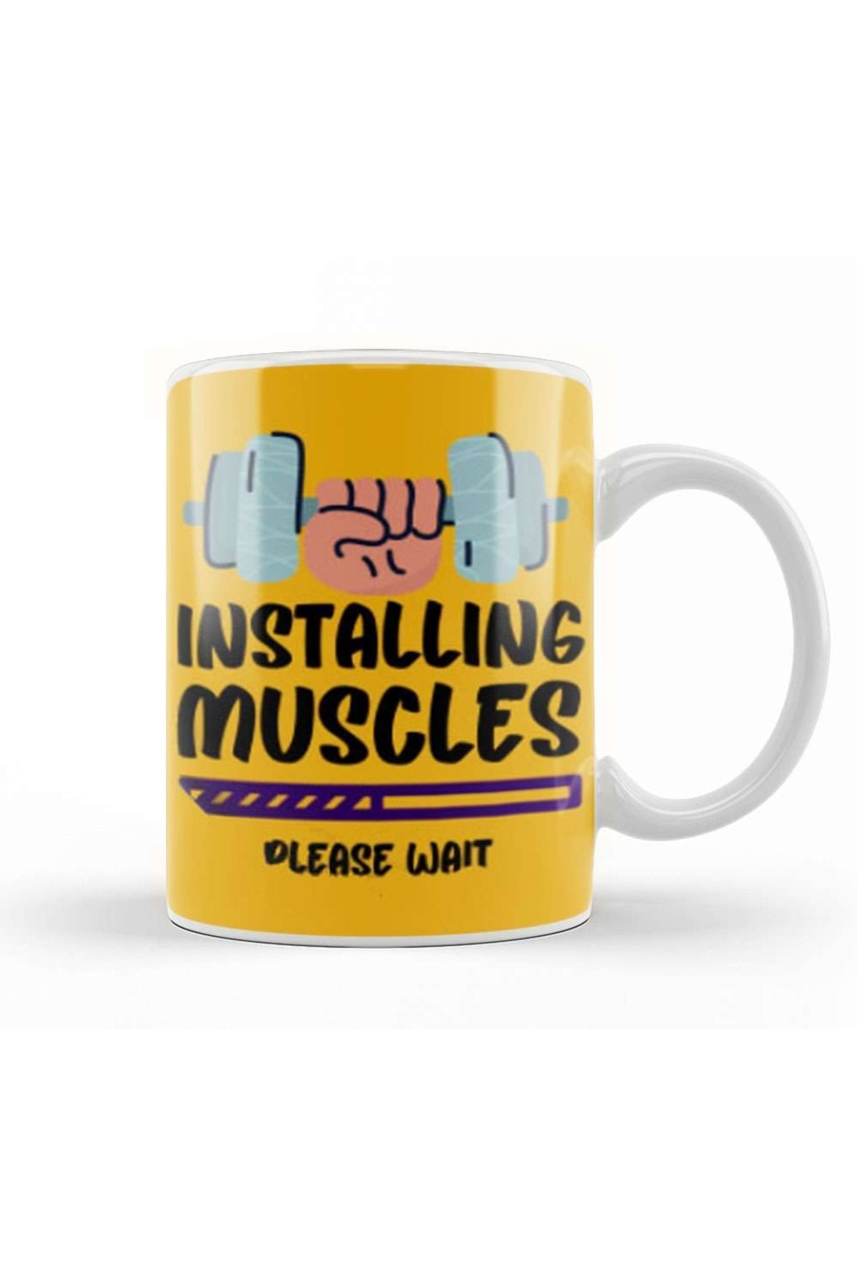Gym Workout Fitness Lover Motivation Gift Quotes For Men Mug Porcelain