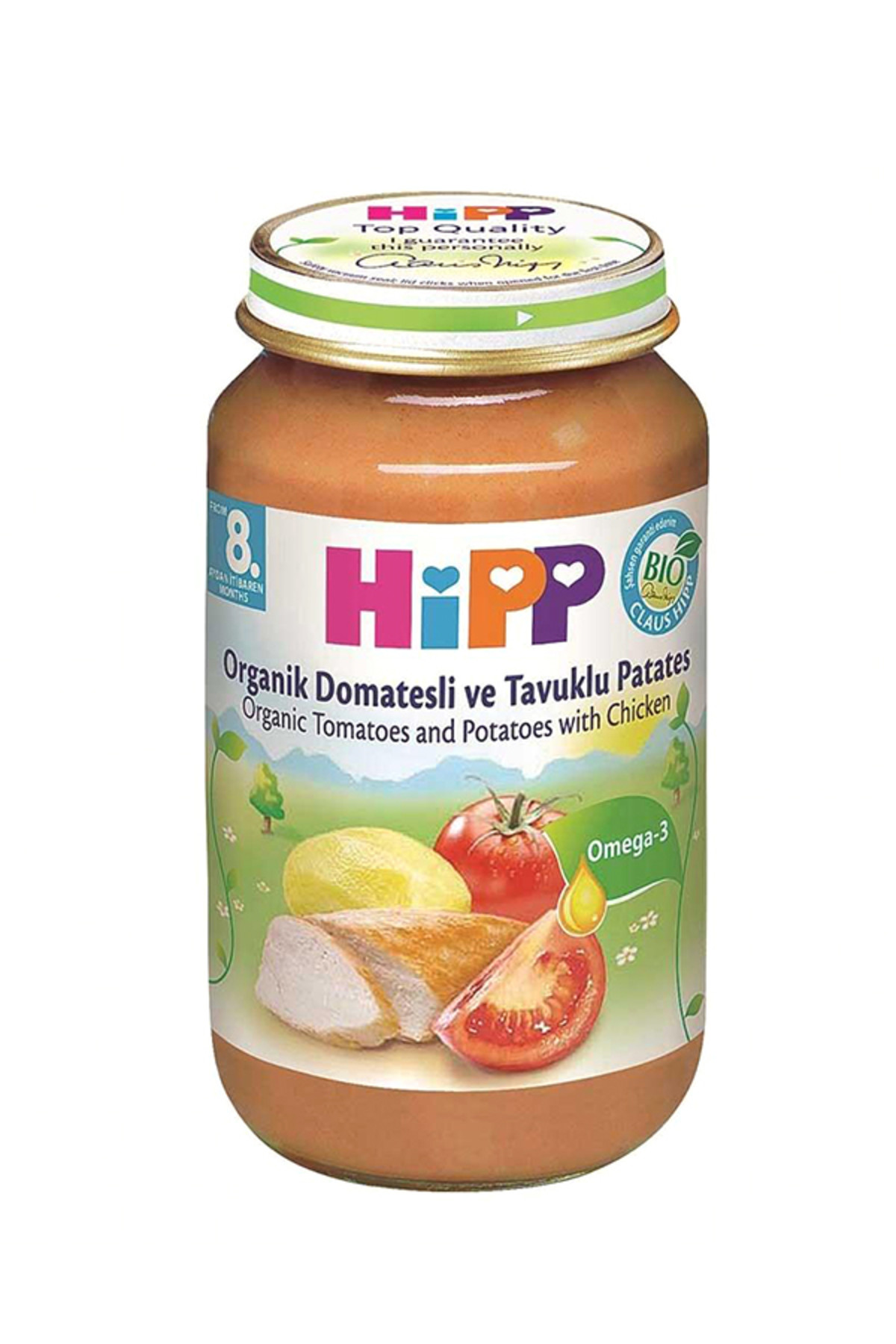 Hipp Organik Domatesli ve Tavuklu Patates 220 gr