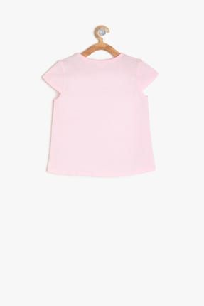 Pembe Kız Bebek Baskili T-Shirt 9YMG19065OK