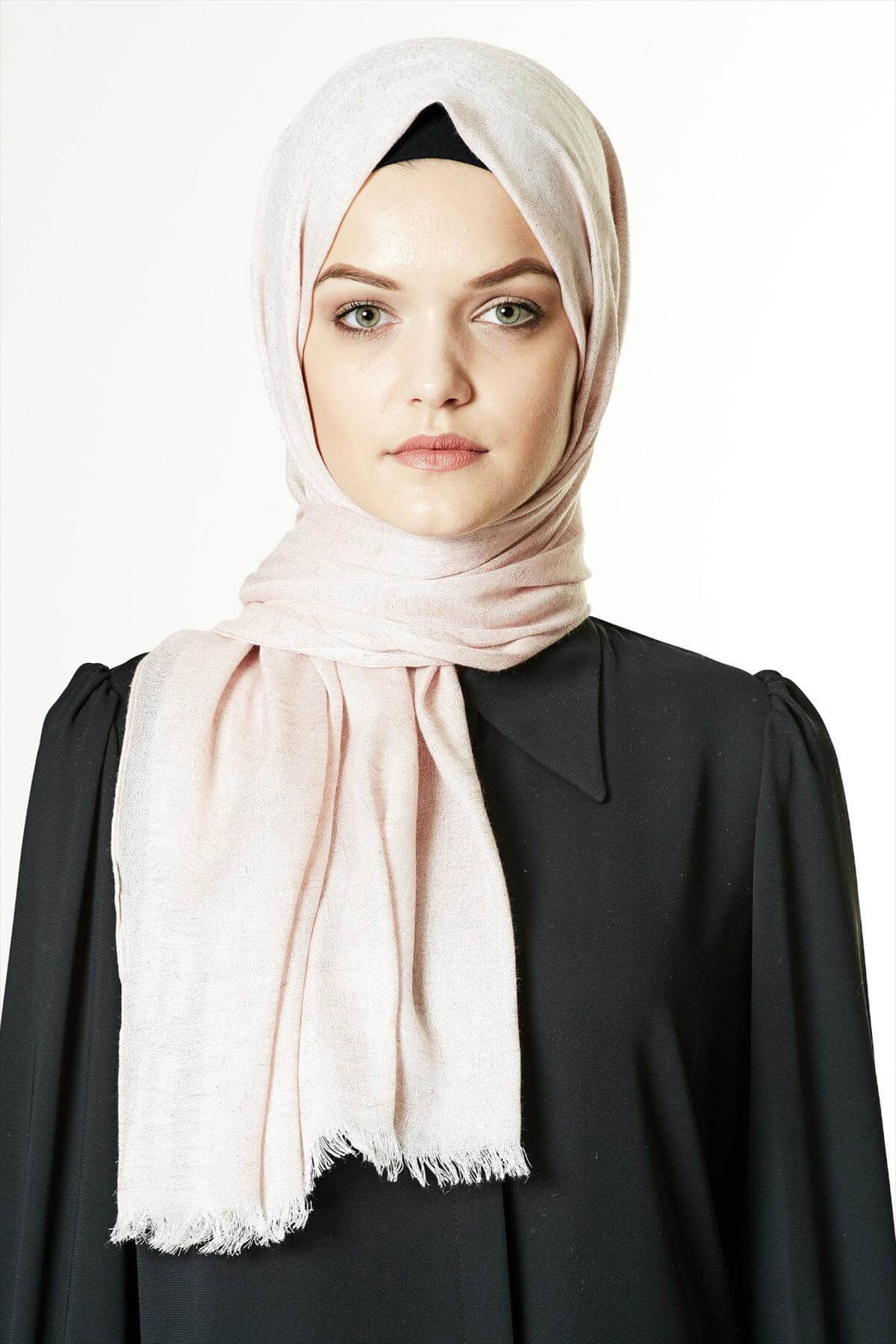 Armine-Dried Rose Linen Viscose Shawl 7990 Dried Rose 4