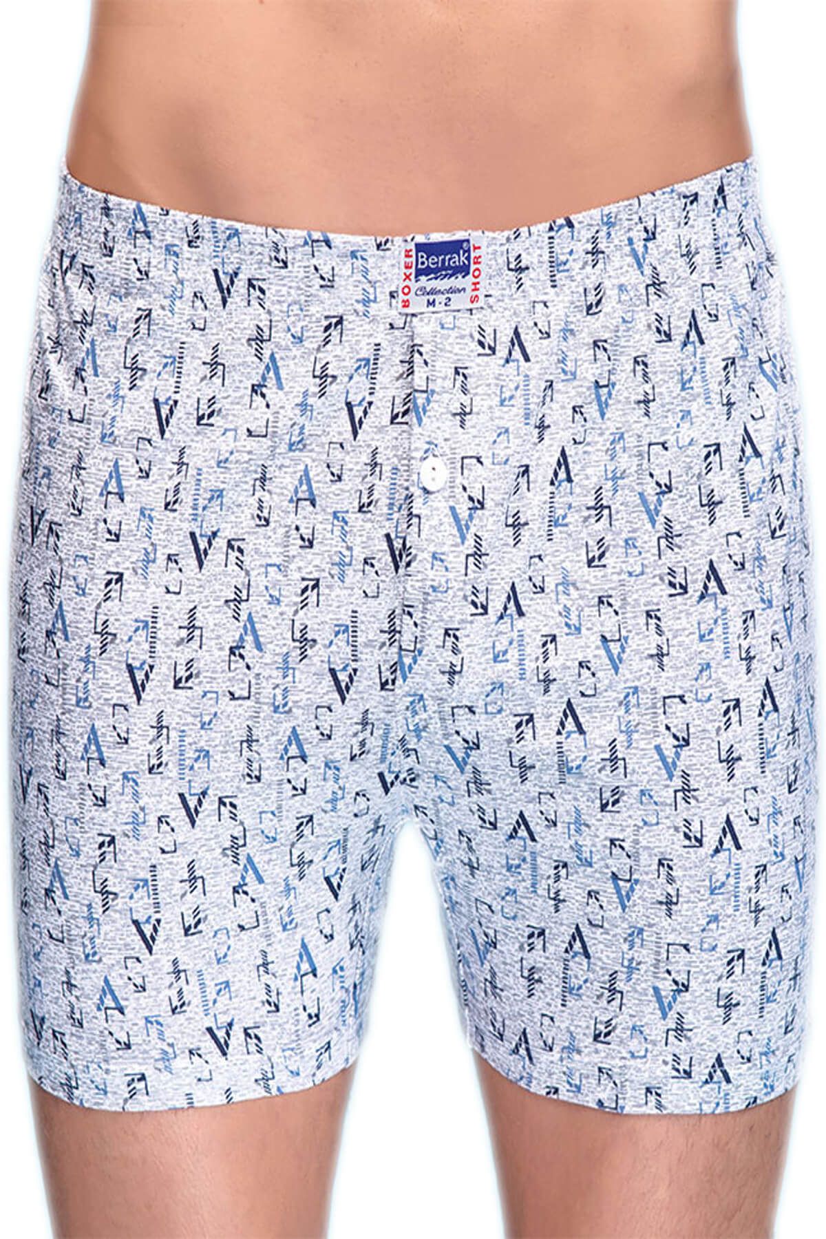 Berrak-Men's Mixed Pattern 12 Pack Patterned Boxers ELF568BER105312 2