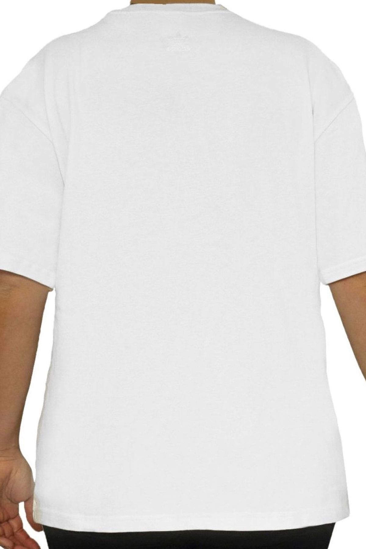 Adidas white t shirt with best sale collar