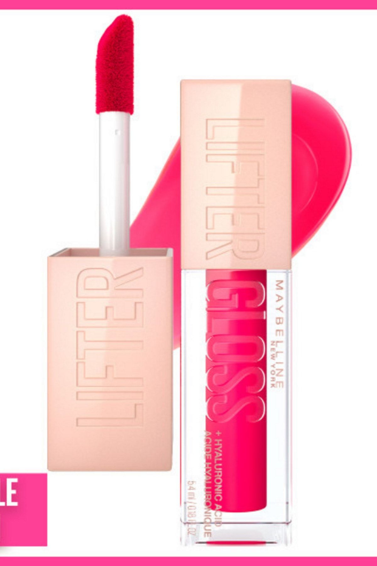 Lifter Gloss Moisturizing Lip Glass - 24 آدامس حباب دار Maybelline New York