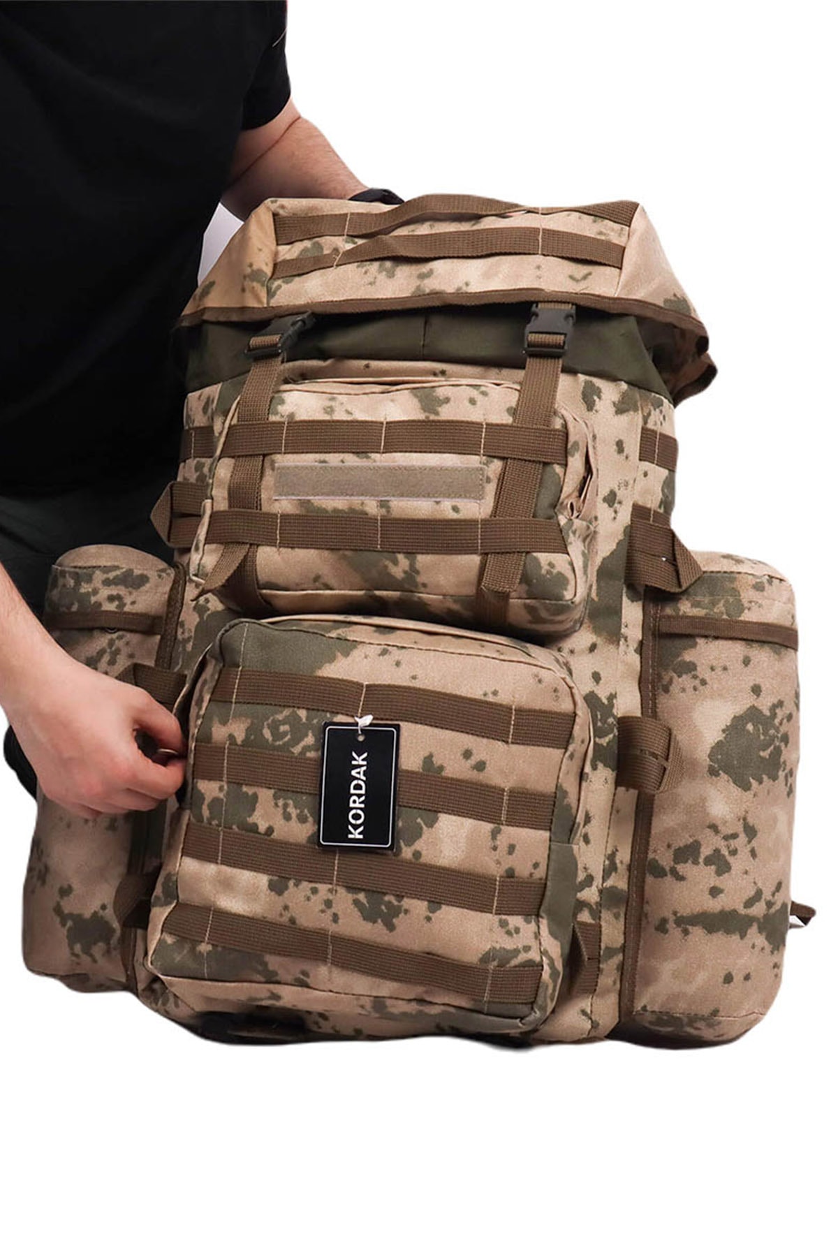 کوله پشتی مردانه قهوه ای KORDAK | KORDAKMRKT90 اورجینال - تصویر 5