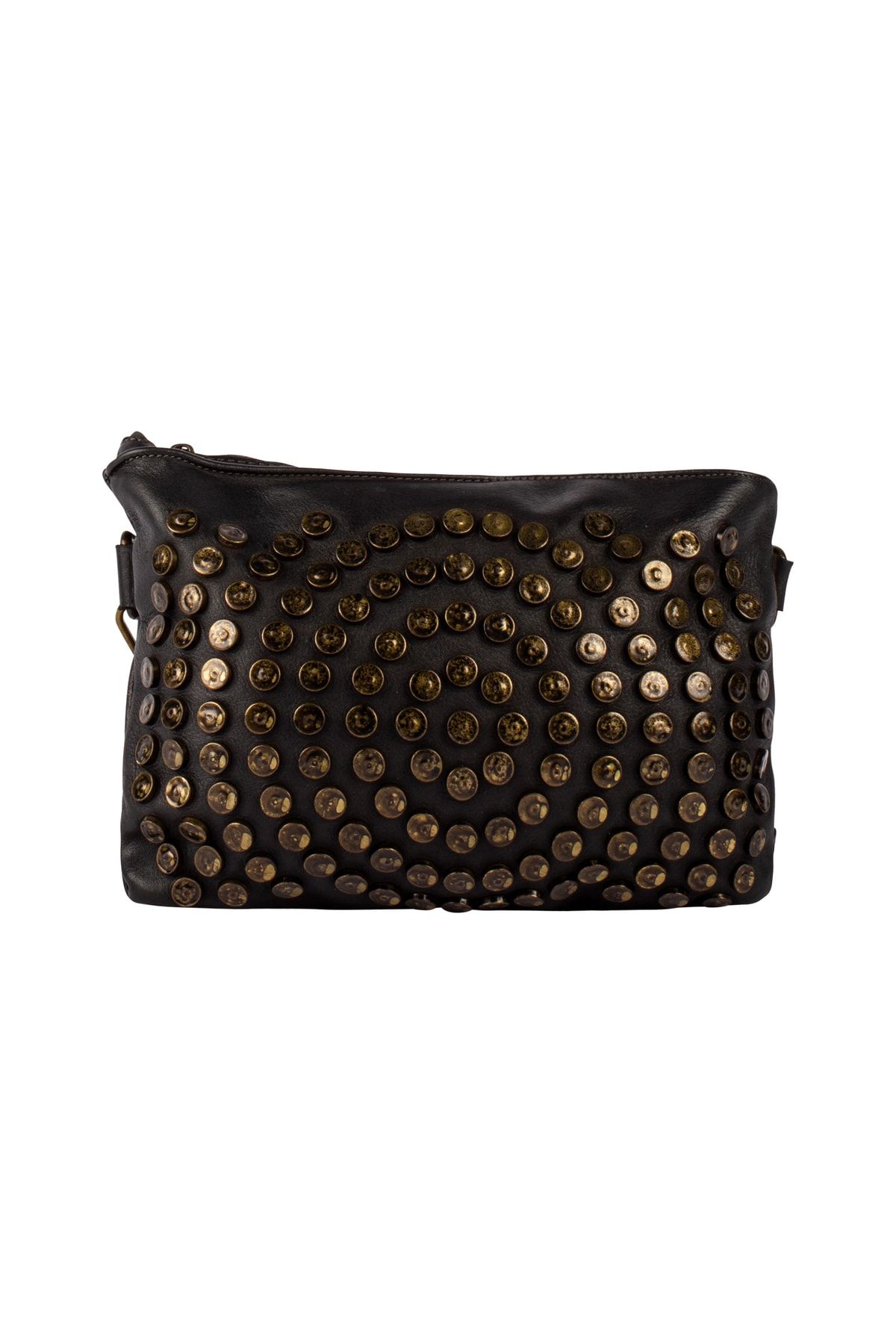 Dreimaster Handtasche Schwarz Unifarben