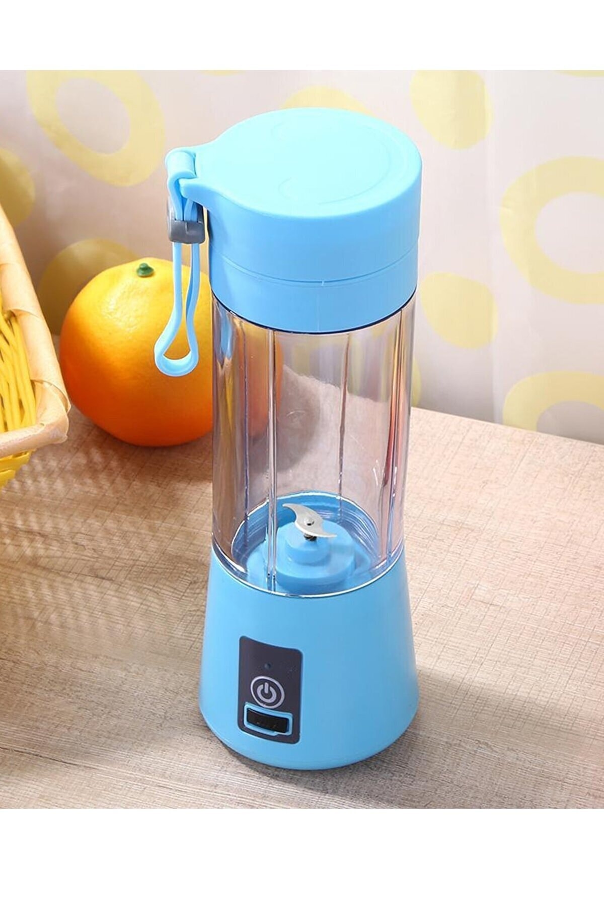 STFAST Taşınabilir Şarjlı El Blender Shaker Smootie Hızlı Bebek Maması Hazırlama Aleti 6 Bıçaklı Mavi fotoğrafı 4 (önizleme)