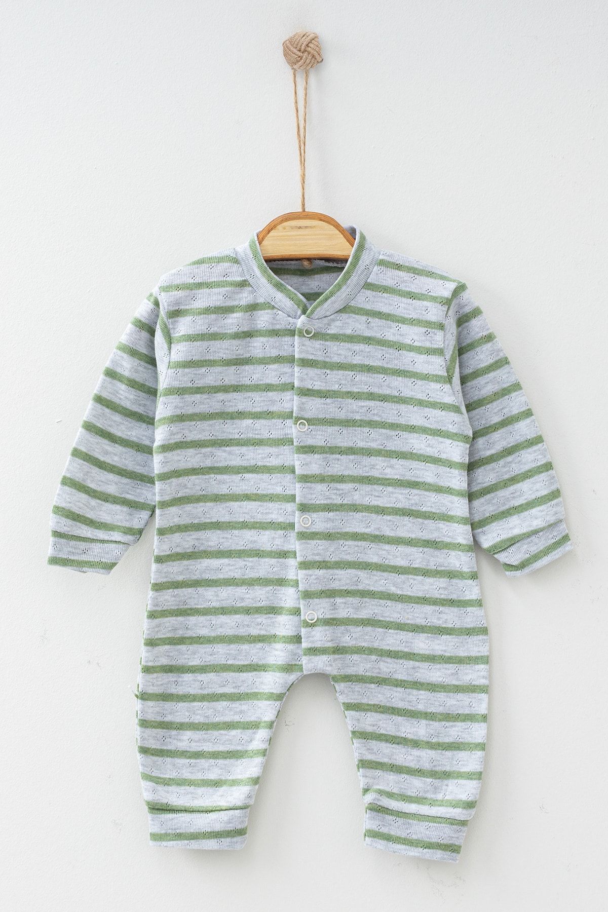 Cotton striped jumpsuit sales