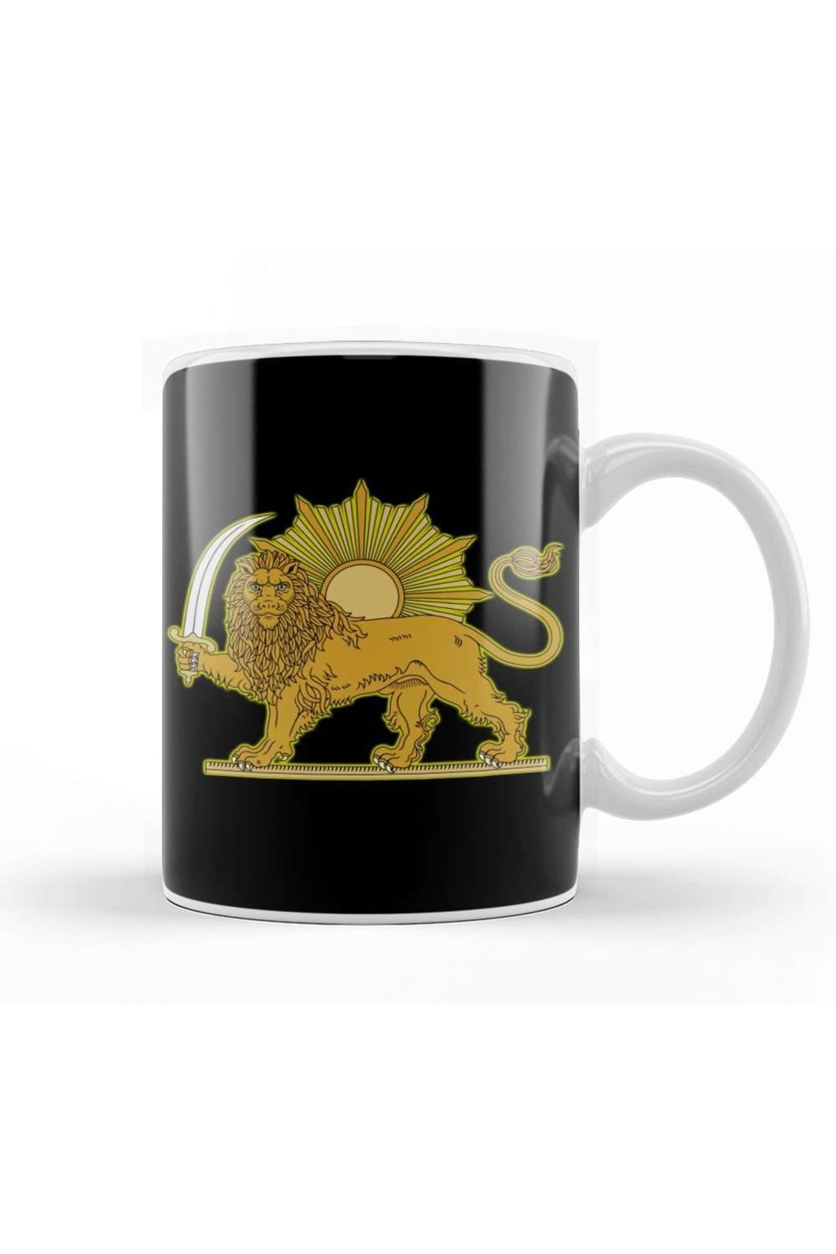 Persian Lion Mug Porcelain