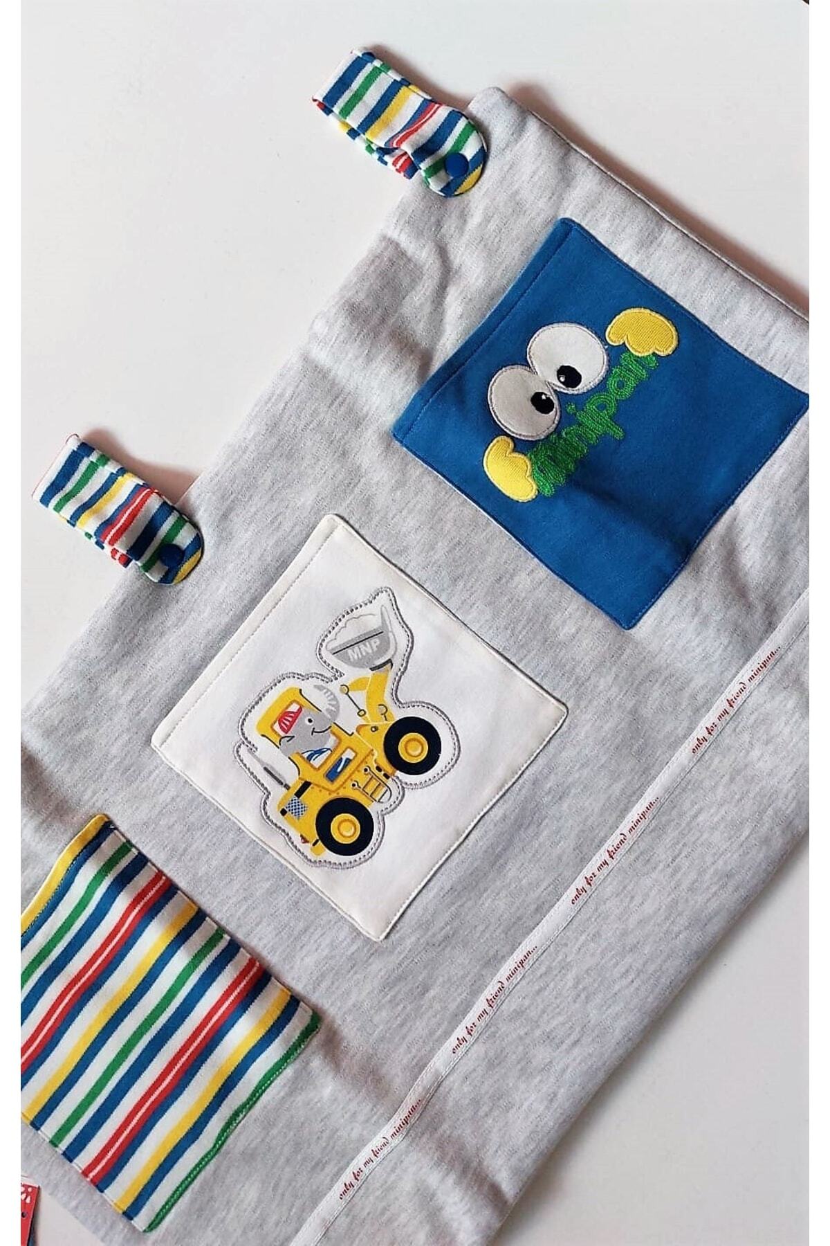 Erkek Bebek % 100 Pamuk Cotton 1304 Teamwork Kenar Ceplik Ib11129 3