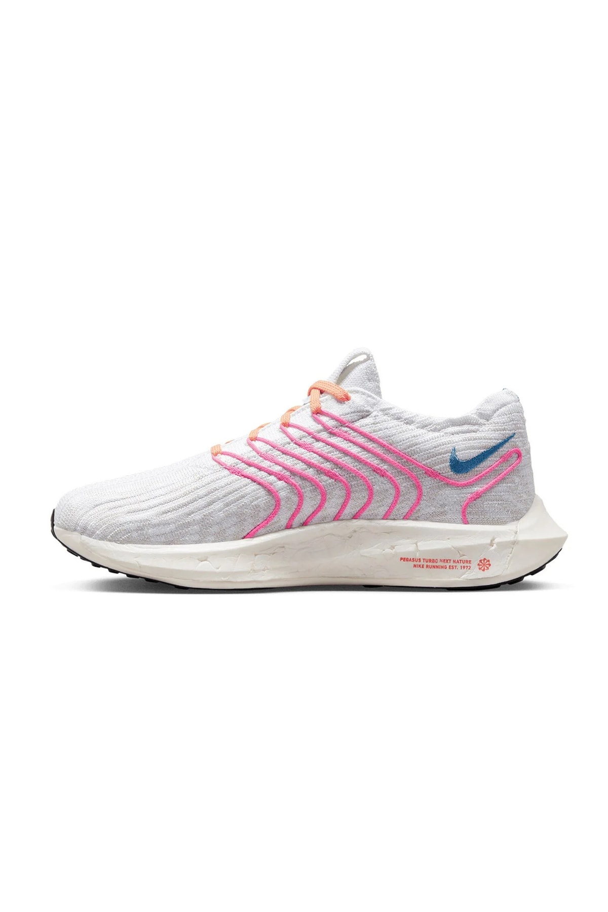 کفش Nike نایکی مناسب دویدن جاده زنانه Pegasus توربو نکست نیچر Dz5221-100 اورجینال - تصویر 4