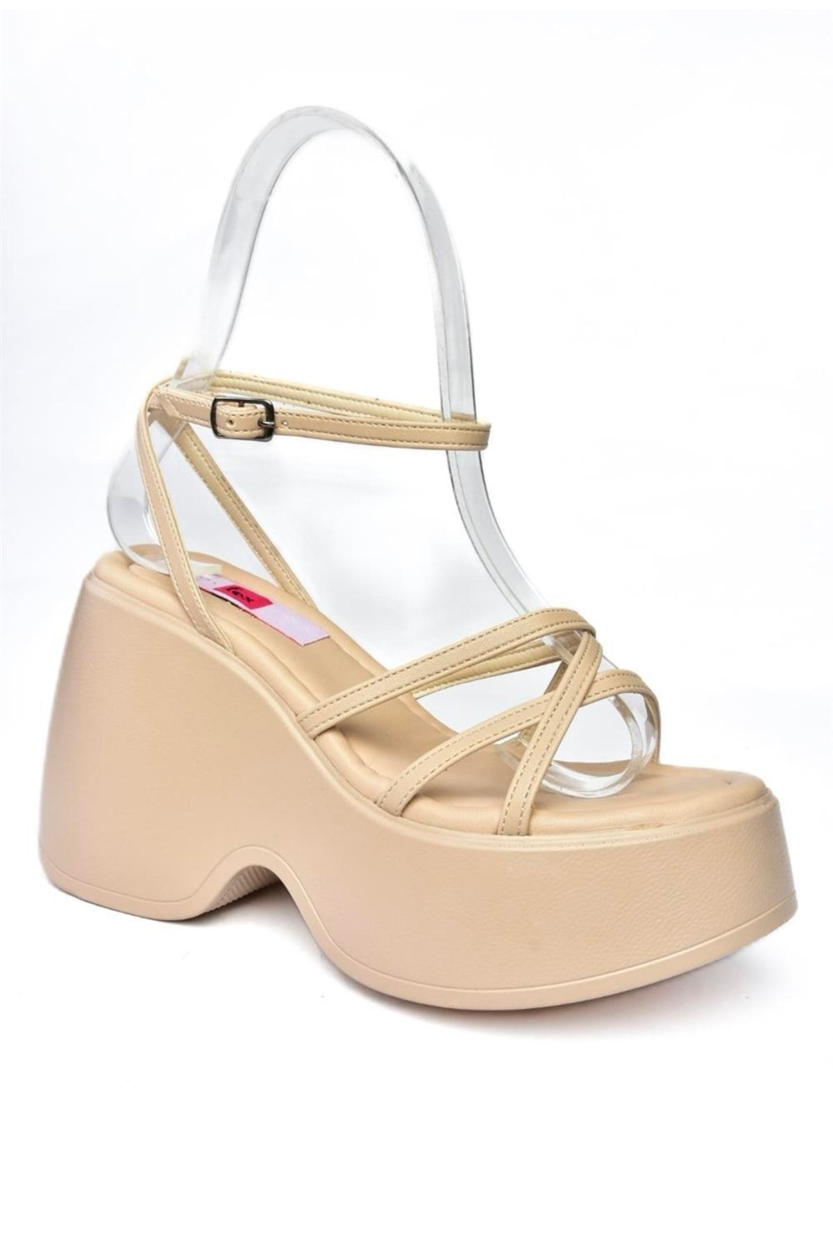 Fox Shoes-P973090409 Leather Wedge Heeled Women's Shoes 5