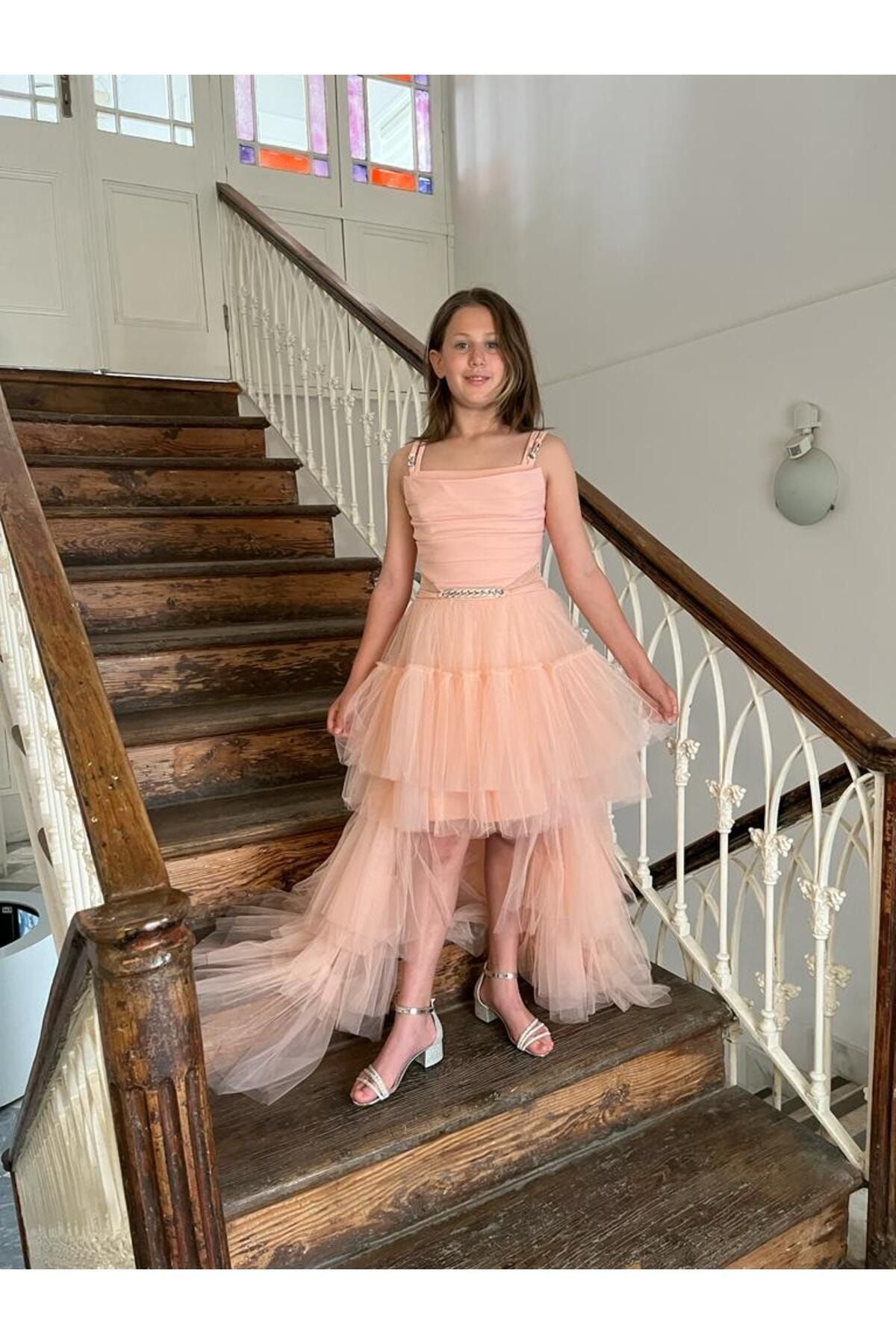 Girls outlet strappy dress