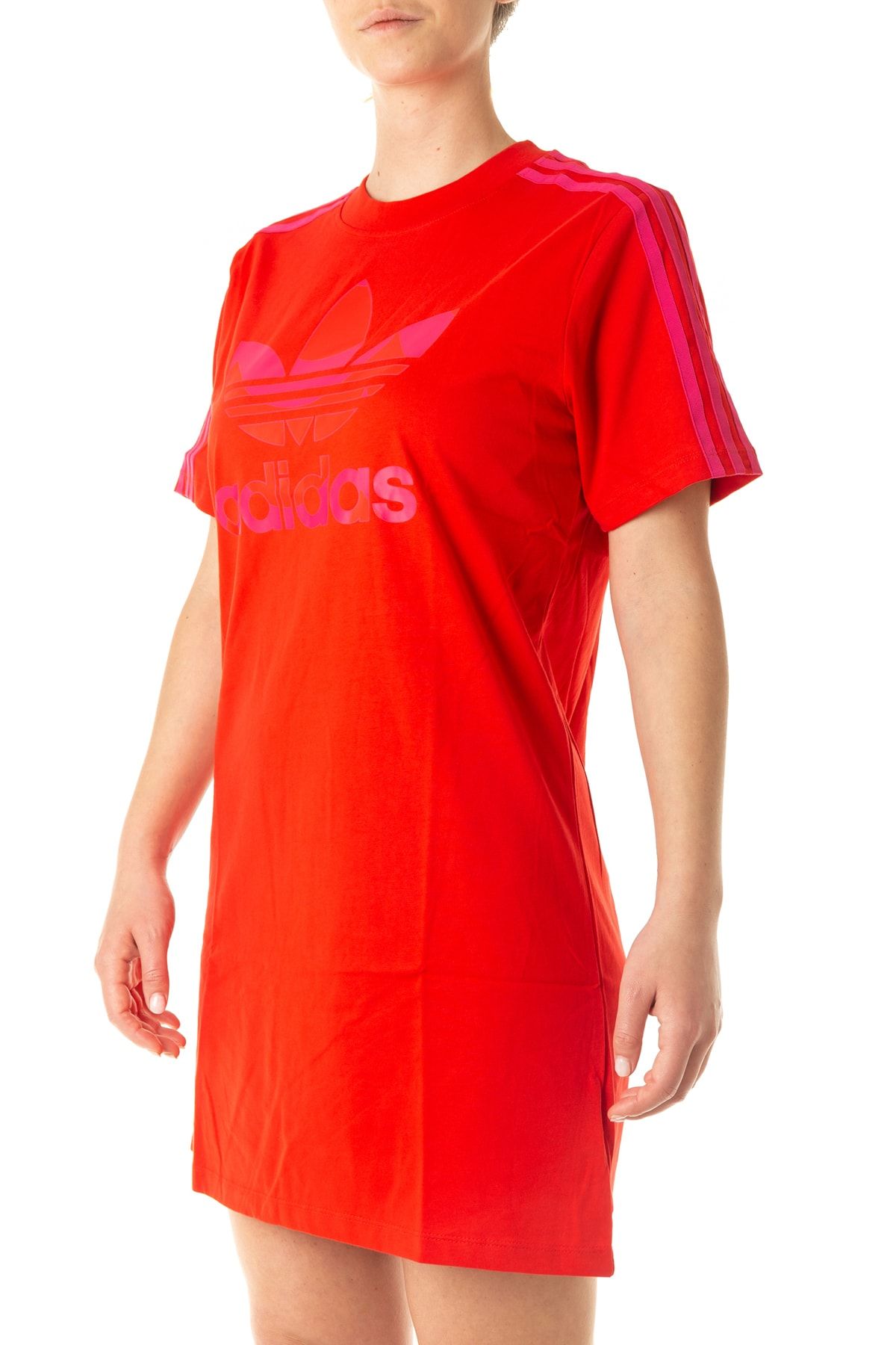 adidas Marimekko T-Shirt-Kleid mit Trefoil-Print Trendyol 