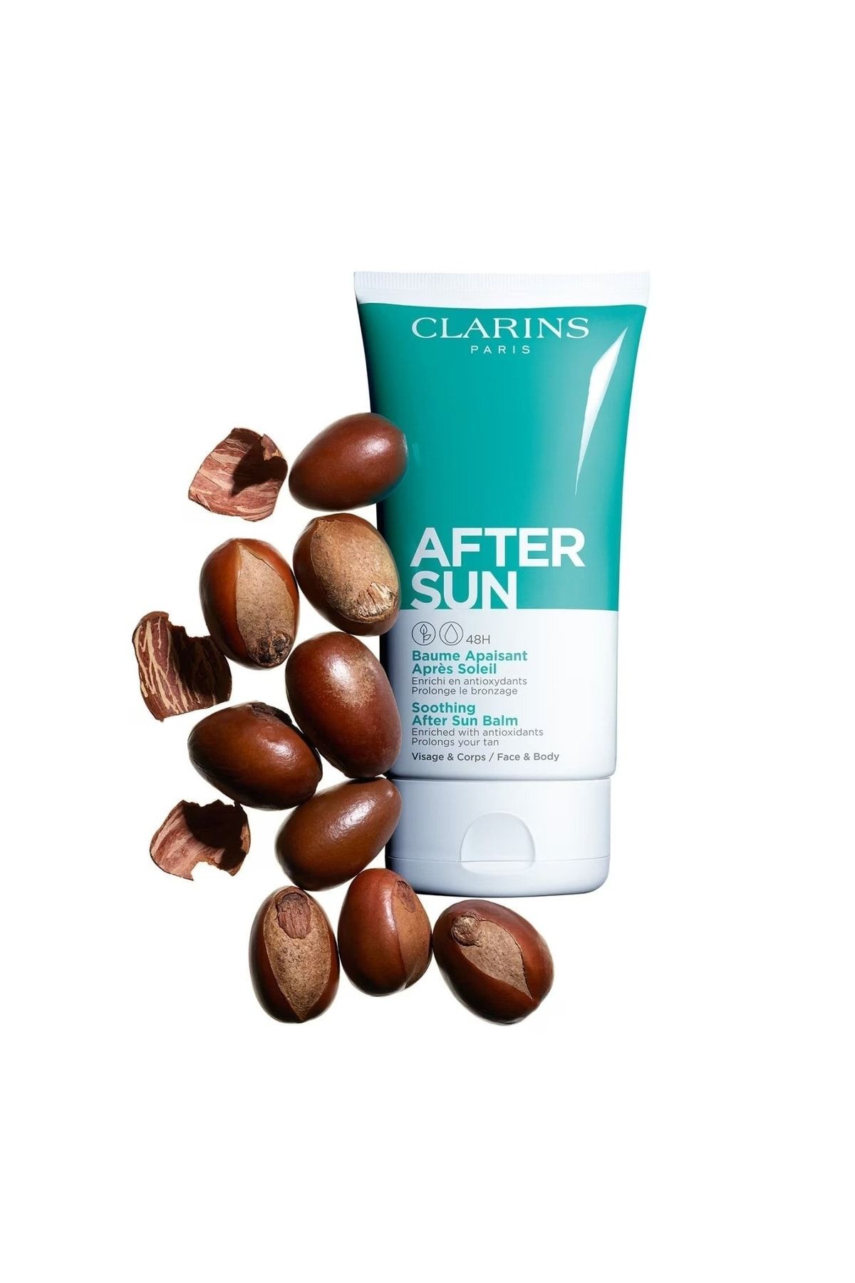 Clarins بالم آرام بخش پس از آفتاب ثابت کننده، آرام بخش برای صورت و بدن 150 میلی لیتر