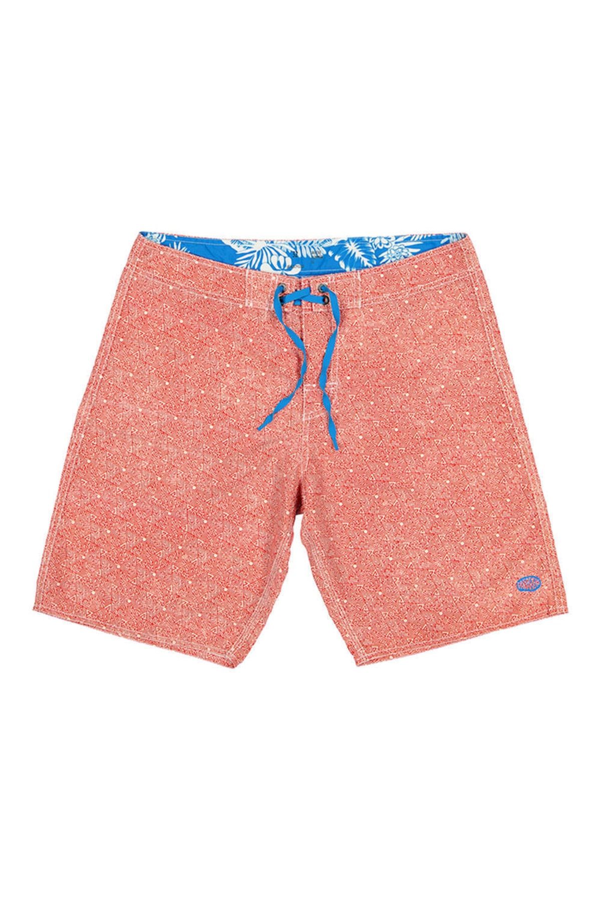 Panareha Badeshorts Rot Geometrisches Muster Fast ausverkauft