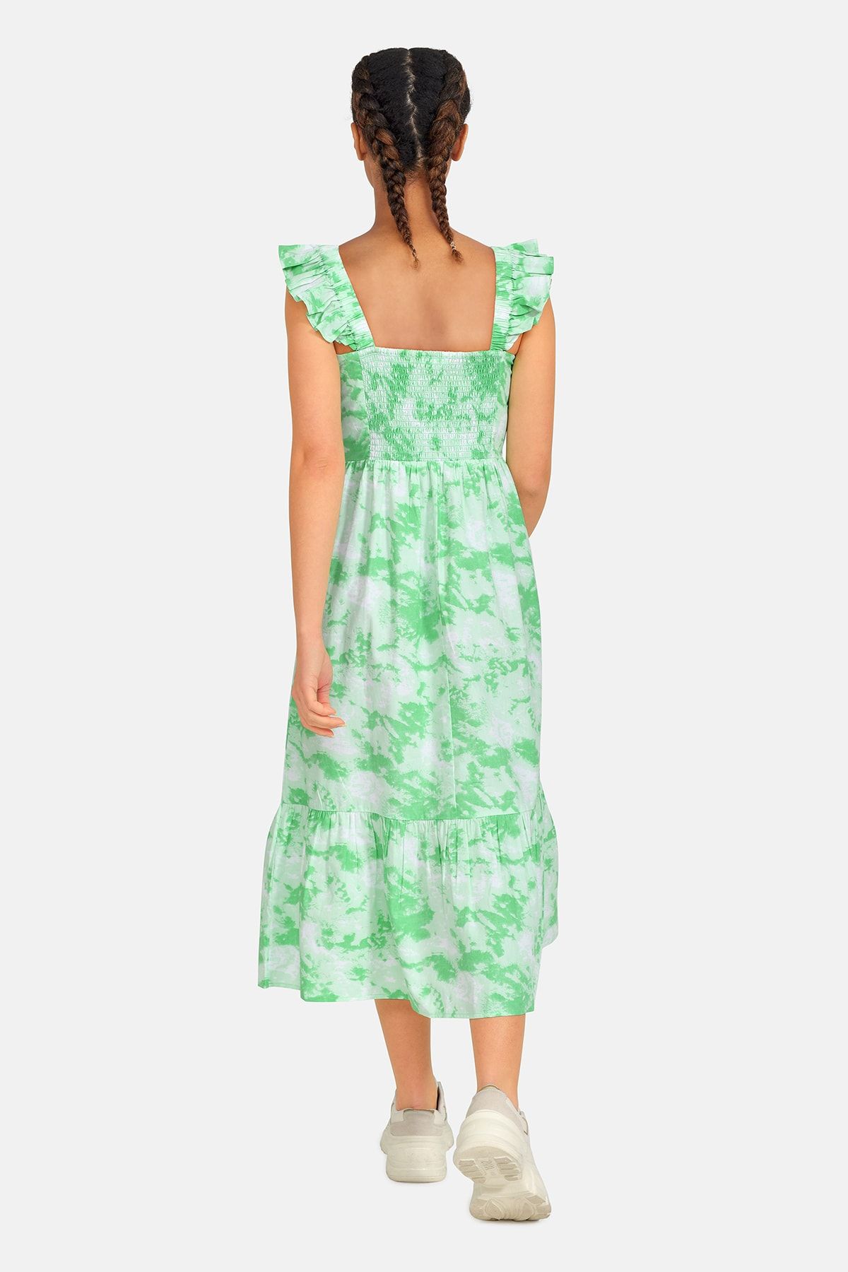 Sister's Point-Kleid Damen/Mädchen Grüner Kamm. 5