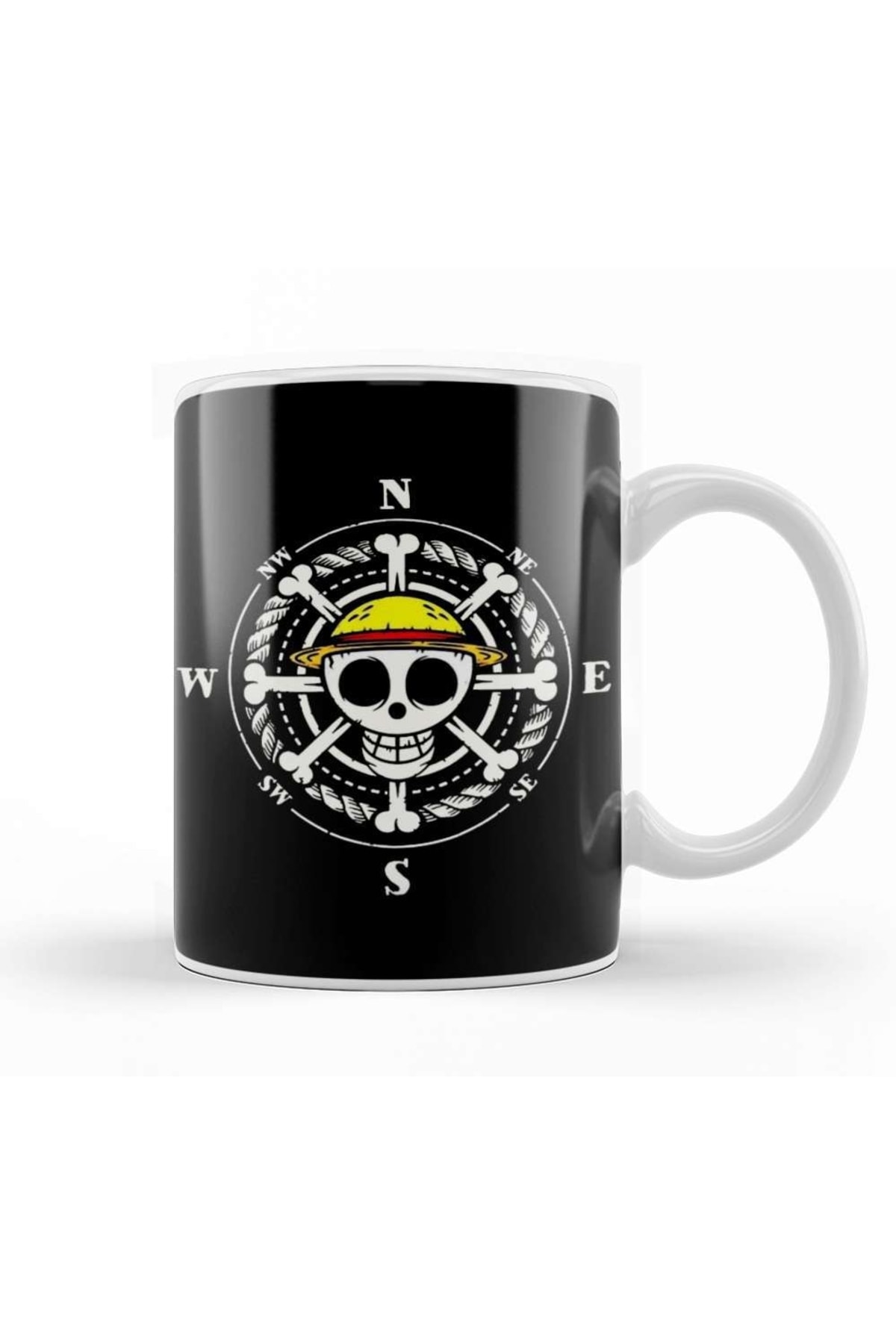 One Piece Logo Straw Hat Mug Porcelain