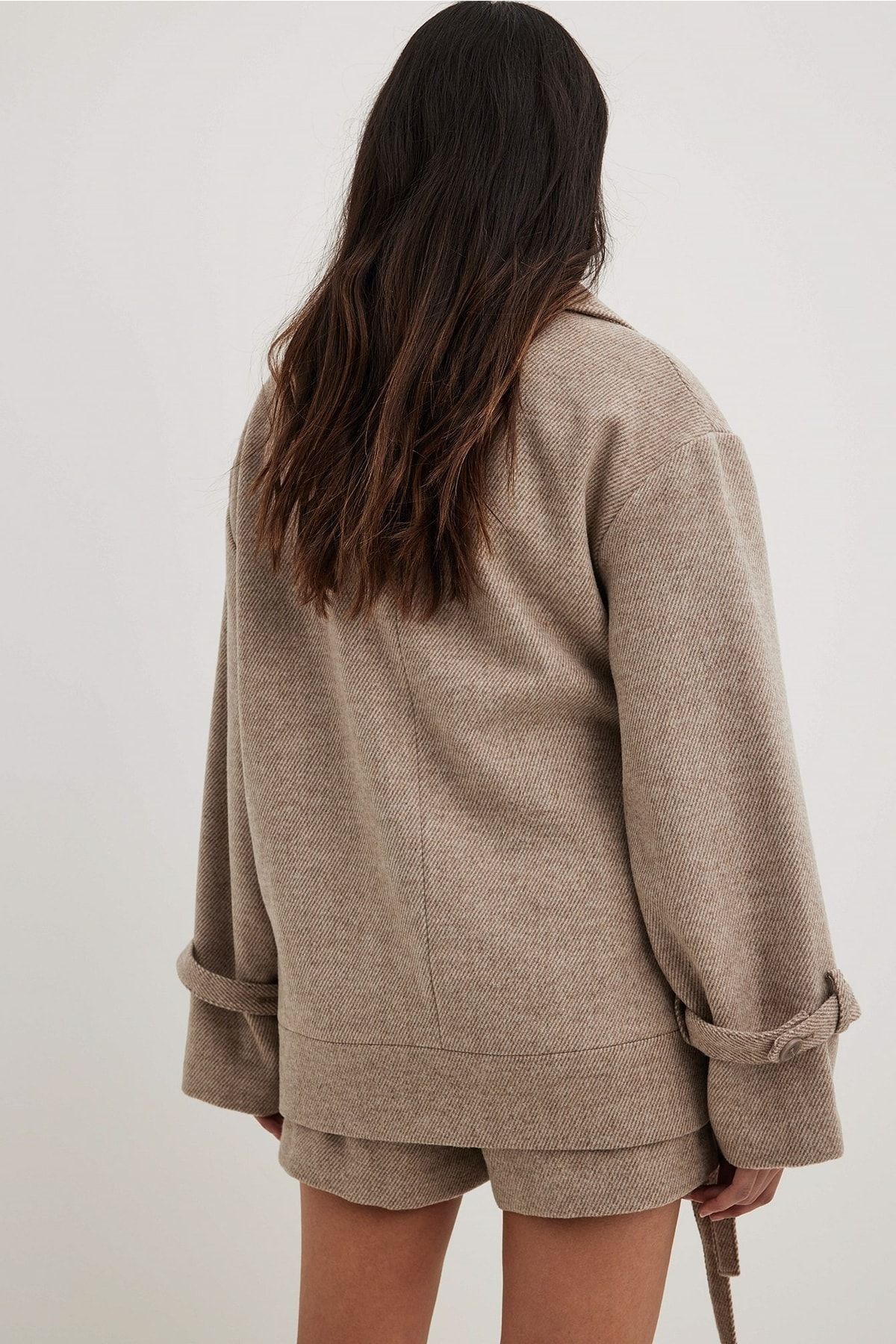 NA-KD Jacke Beige Regular Fit FN5849
