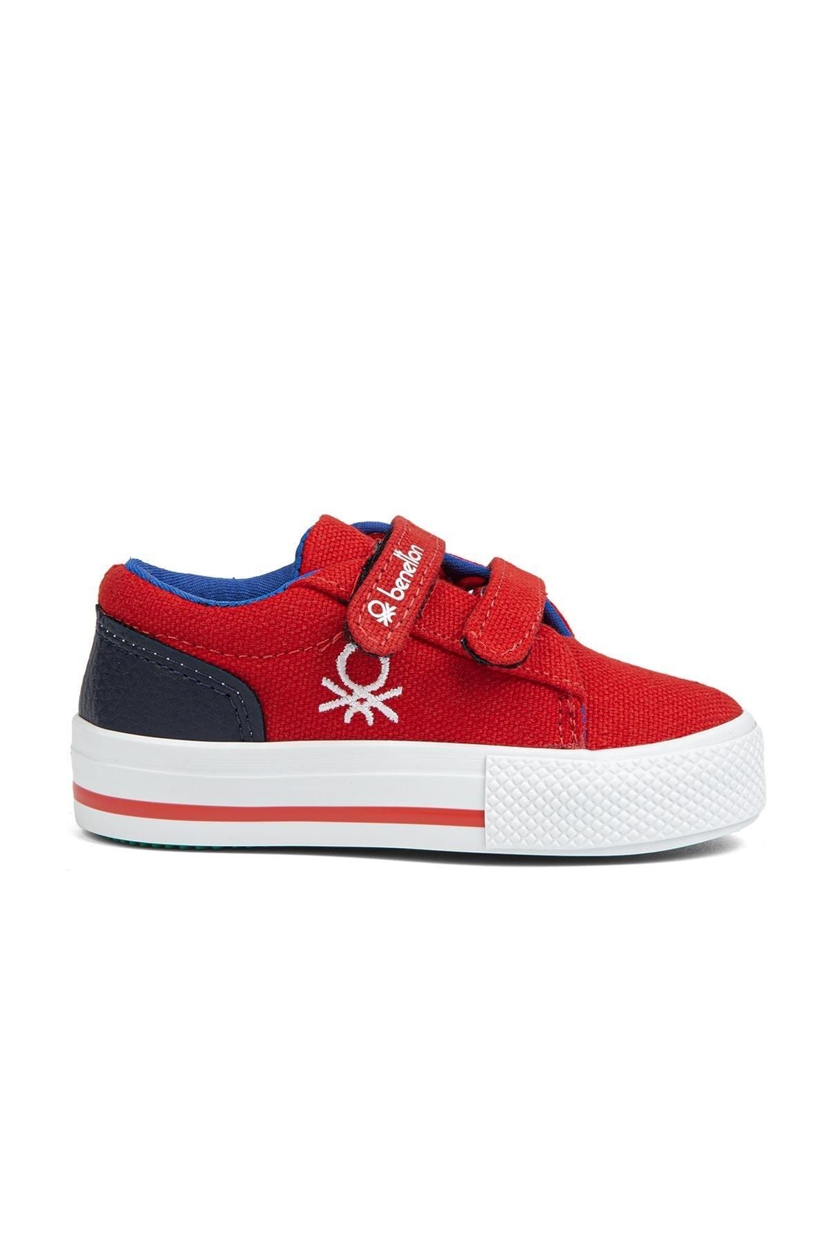 Benetton red sneakers clearance
