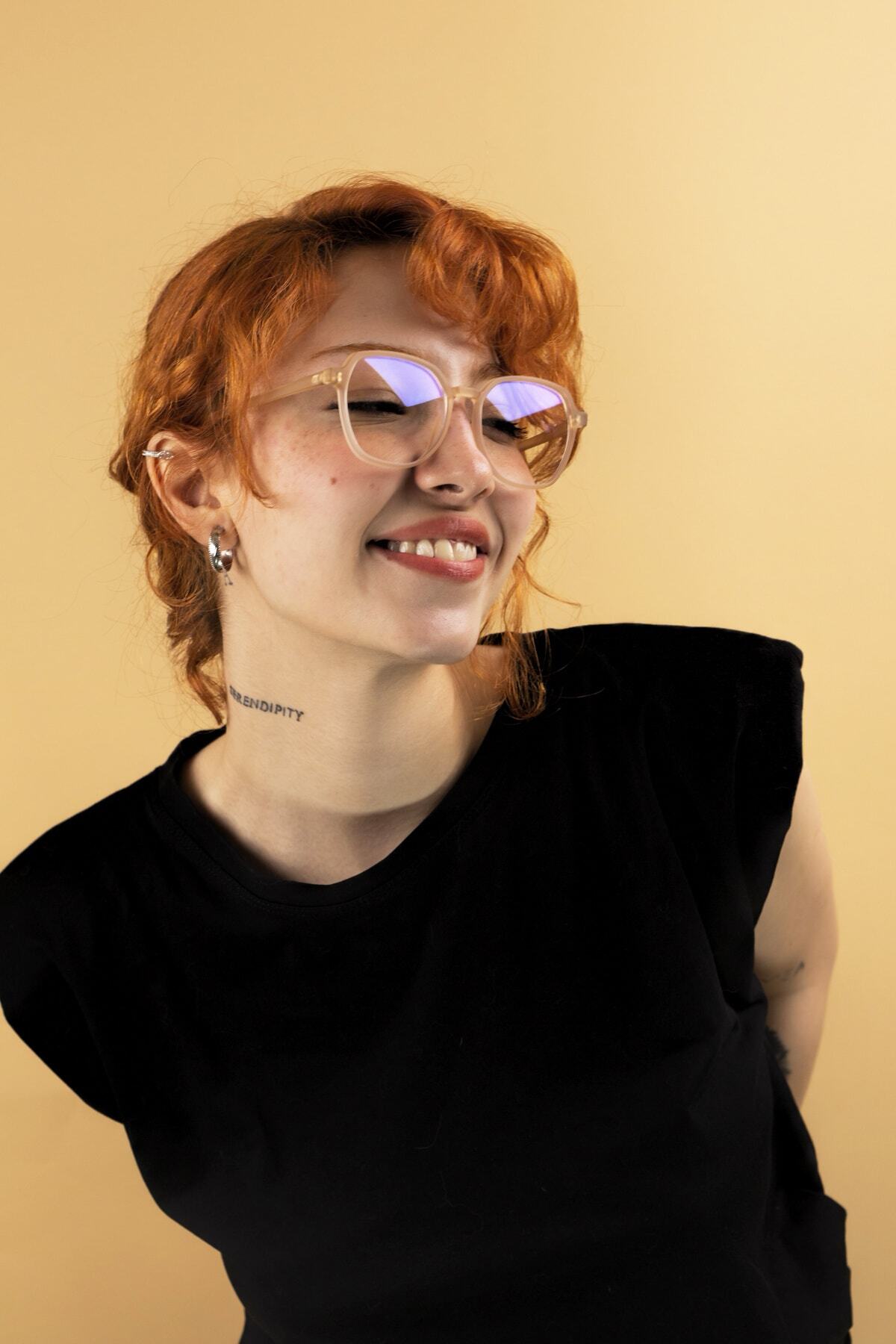 Frodo Matte Nude Screen Glasses with Blue Light Filter