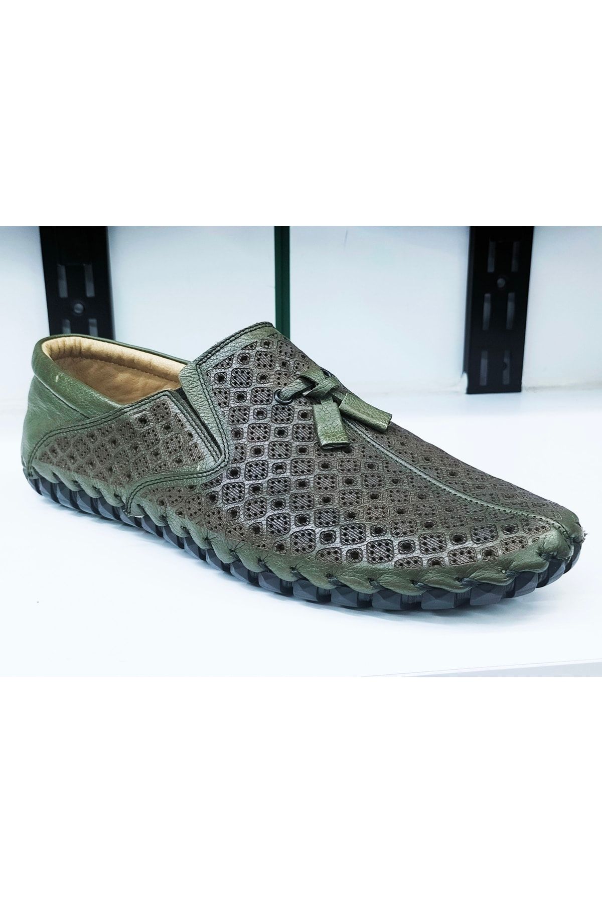 Arda Genuine Leather Men s Summer Shoes Men s Shoes Silicone Sole Anti Sweat Shoes Trendyol