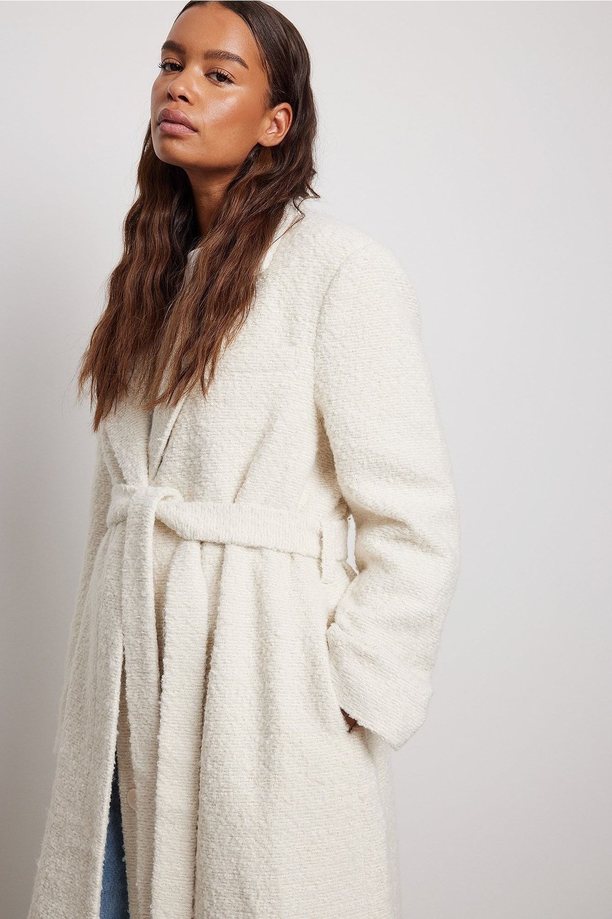 NA-KD Mantel Beige Parka QV5519