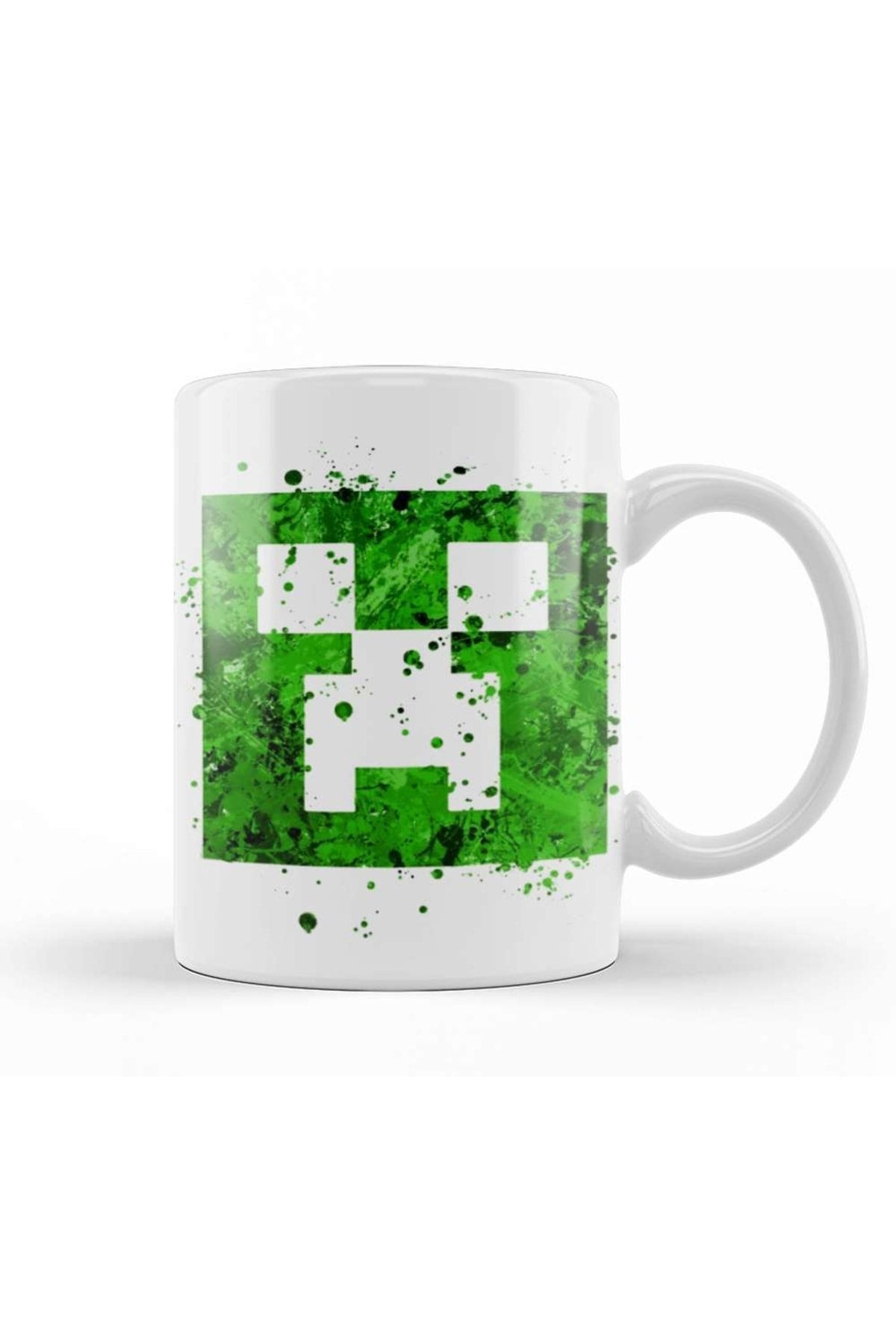 Minecraft Creeper Colored Mug Porcelain