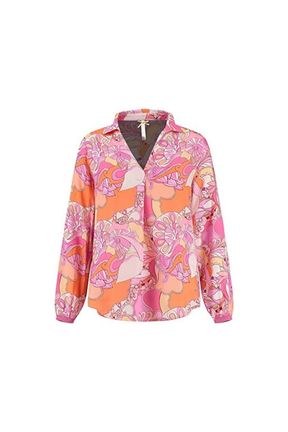 Key Largo Bluse Orange Regular Fit Fast ausverkauft