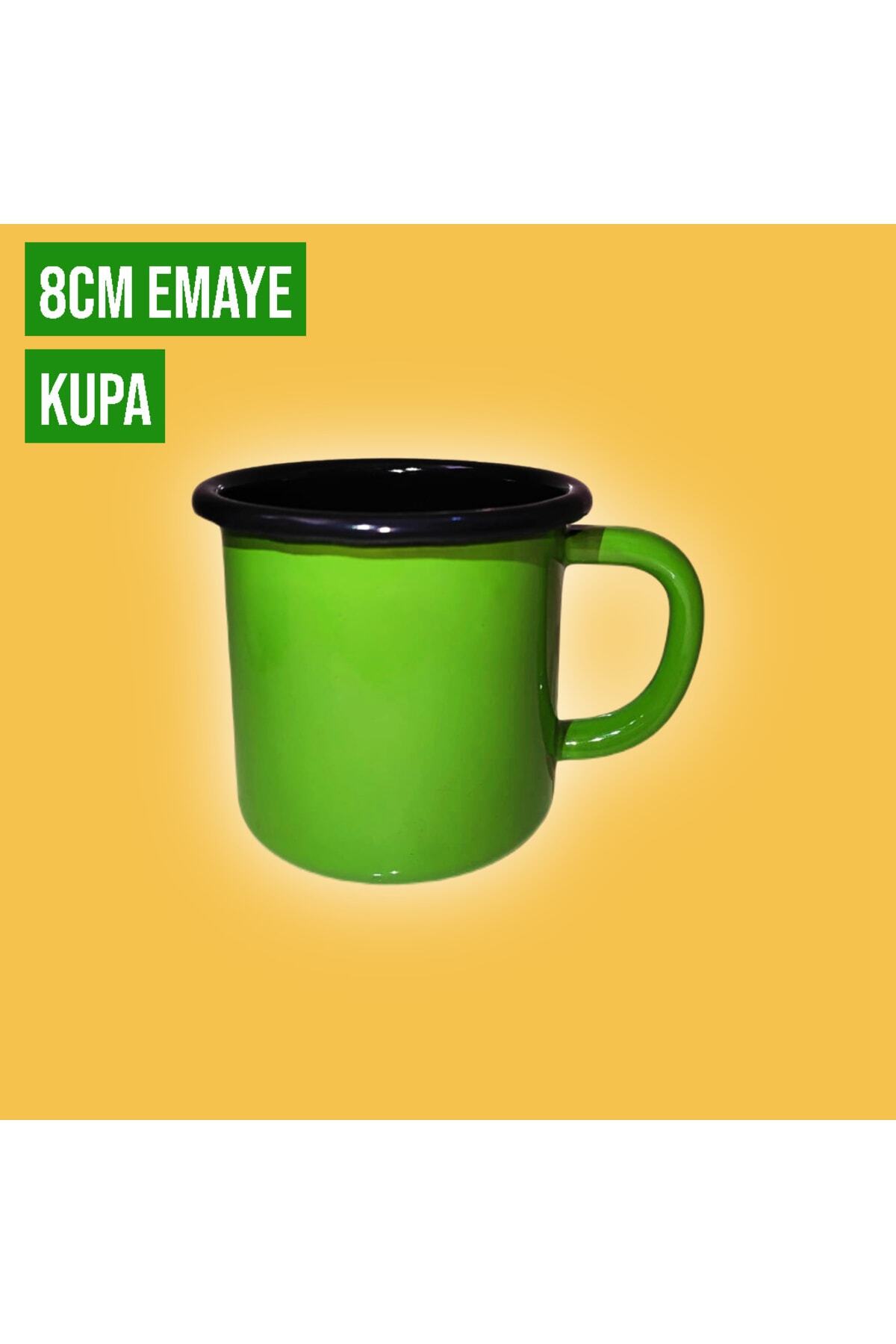 Emaye Kupa 350 ml Emaye Bardak Kampçı Kupası