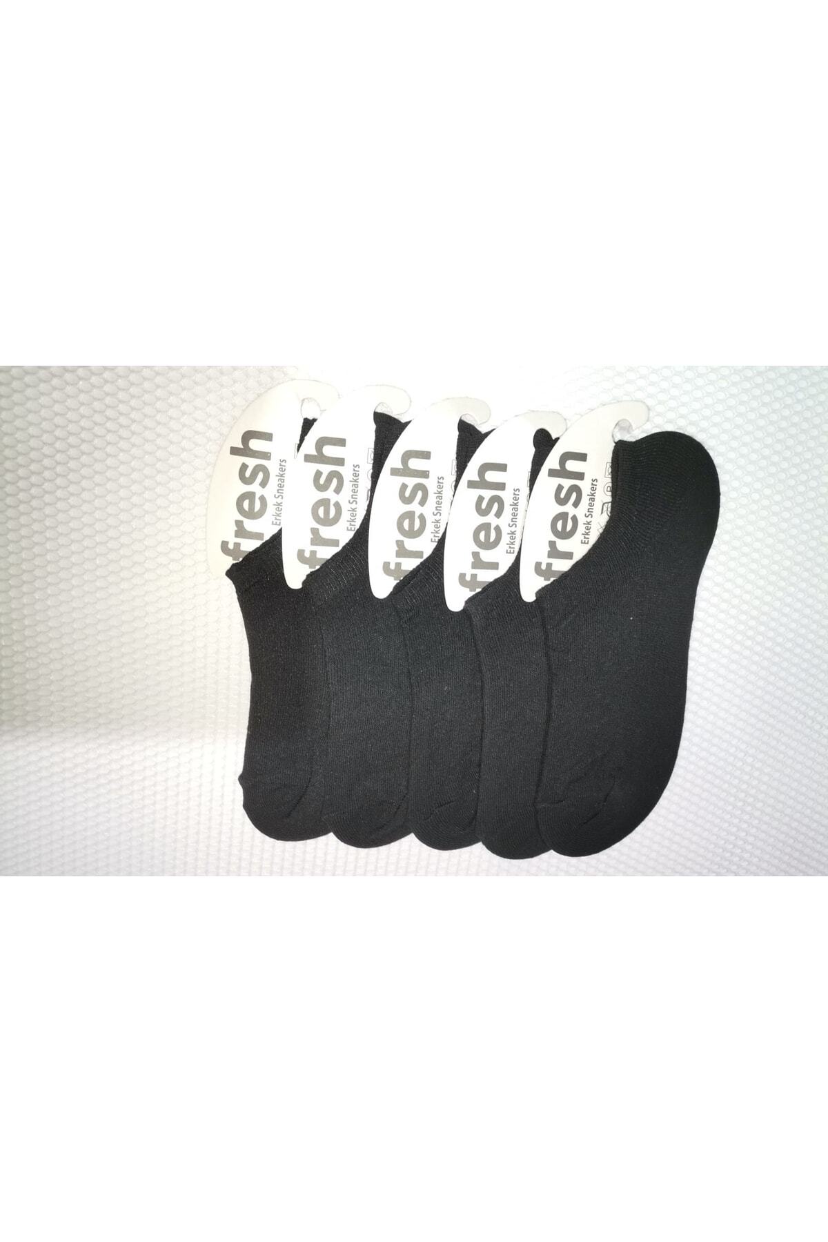 5 Li Erkek Sneakers Siyah Görünmez Çorap — görsel 5 · 3214836585170