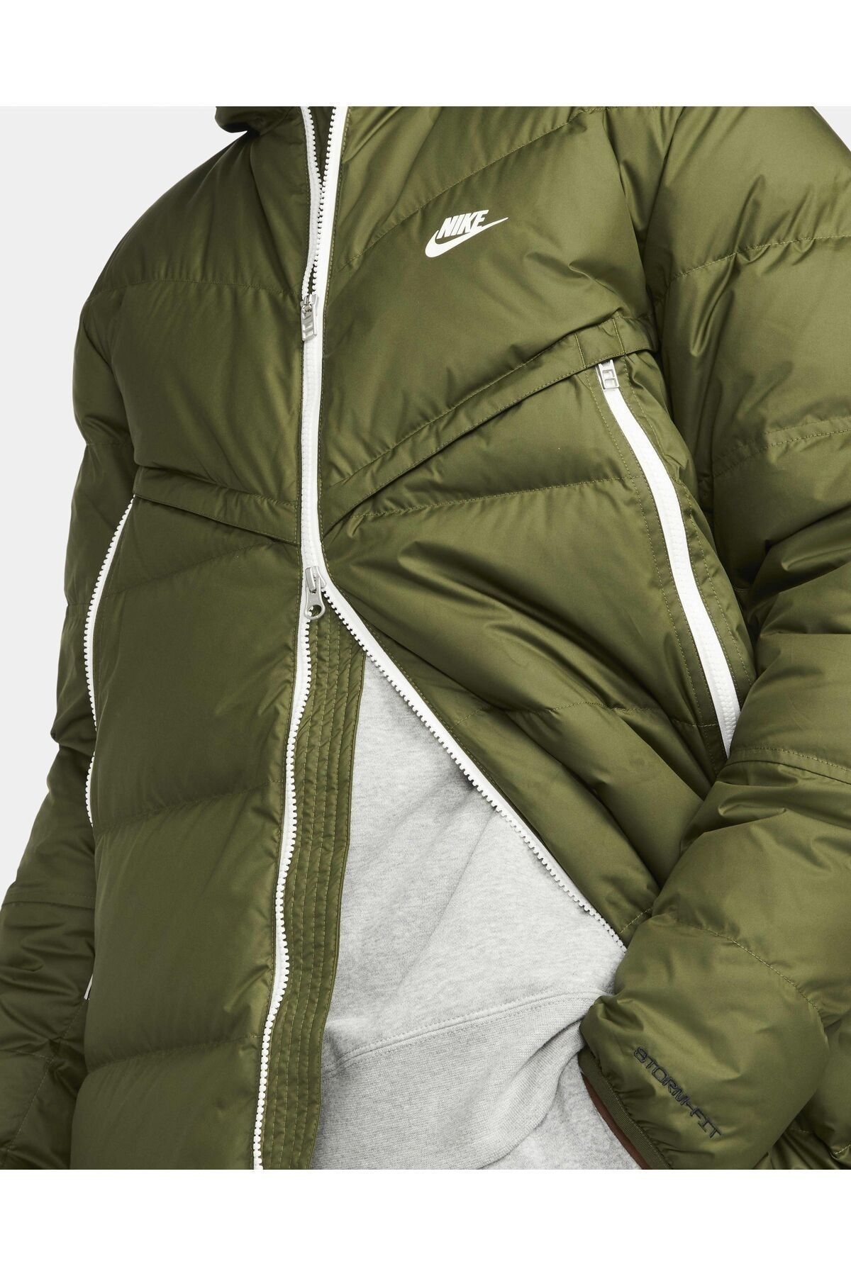 Nike parka olive store
