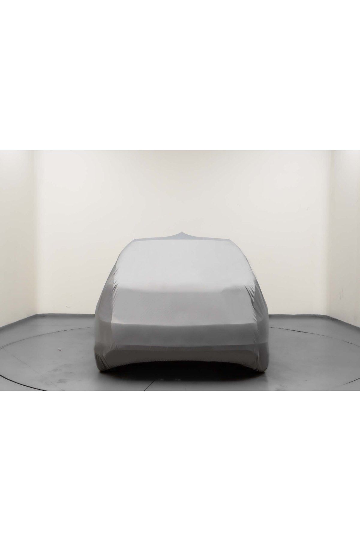 Teksin-Volkswagen Beetle Clasic Compatible Fabric Logo Car Tarpaulin - Combed Cotton Cover Gray 3