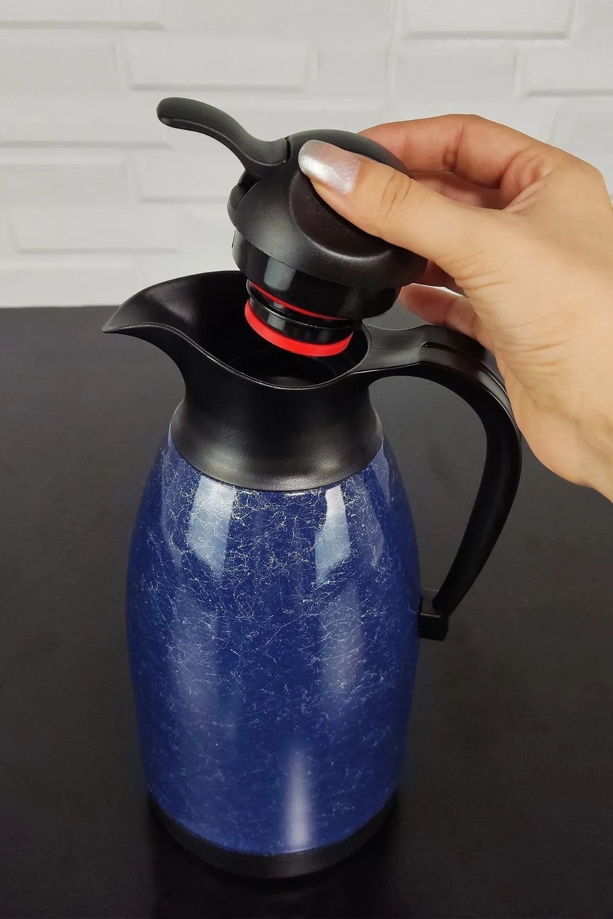 فلاسک آبی CKR2077 MARBLE SERIES 2 لیتری Thermos Cooker