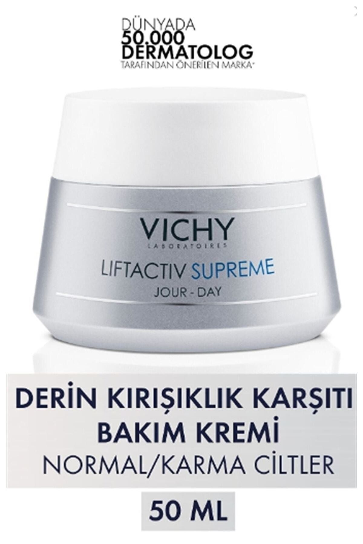 Vichy کرم ضد چروک Liftactiv Supreme برای پوست‌های معمولی و مختلط 50 میلی‌لیتر دارویی زیبایی
