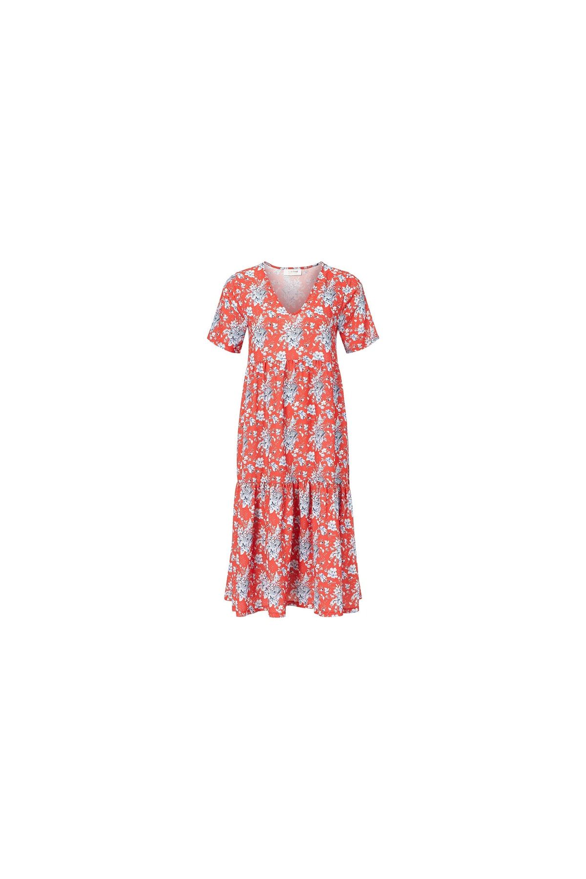Rich & Royal Kleid Rot Basic Fast ausverkauft