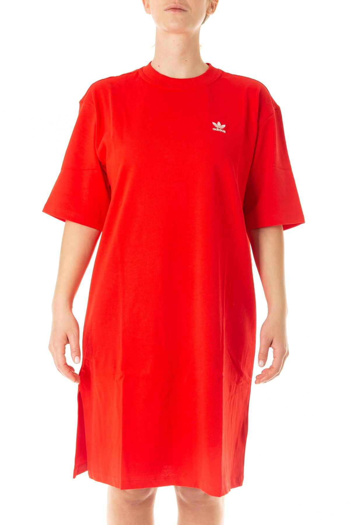 Trendyol Big - Adicolor adidas T-Shirt-Kleid Trefoil Classics