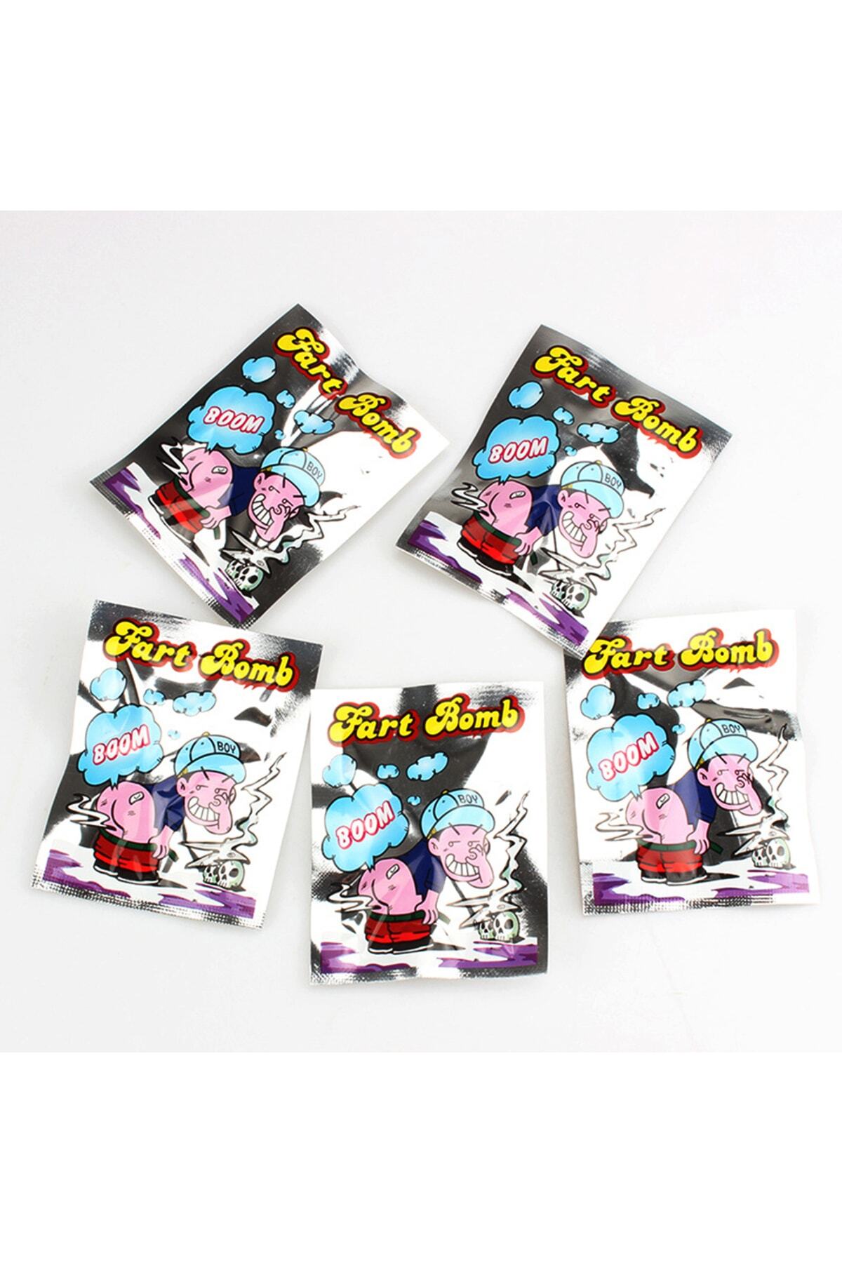 POPKONSOL Osuruk Bombası Kötü Koku Bombası Kokulu Komik Şaka Malzemesi 5 Adet