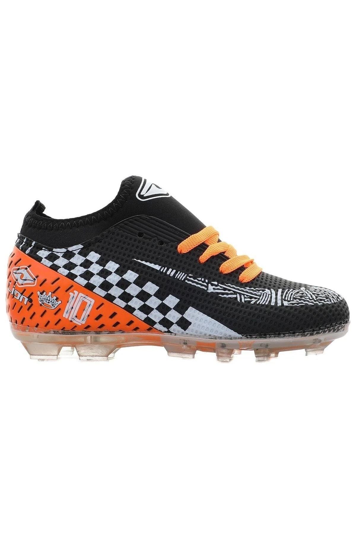 Boys orange football boots store