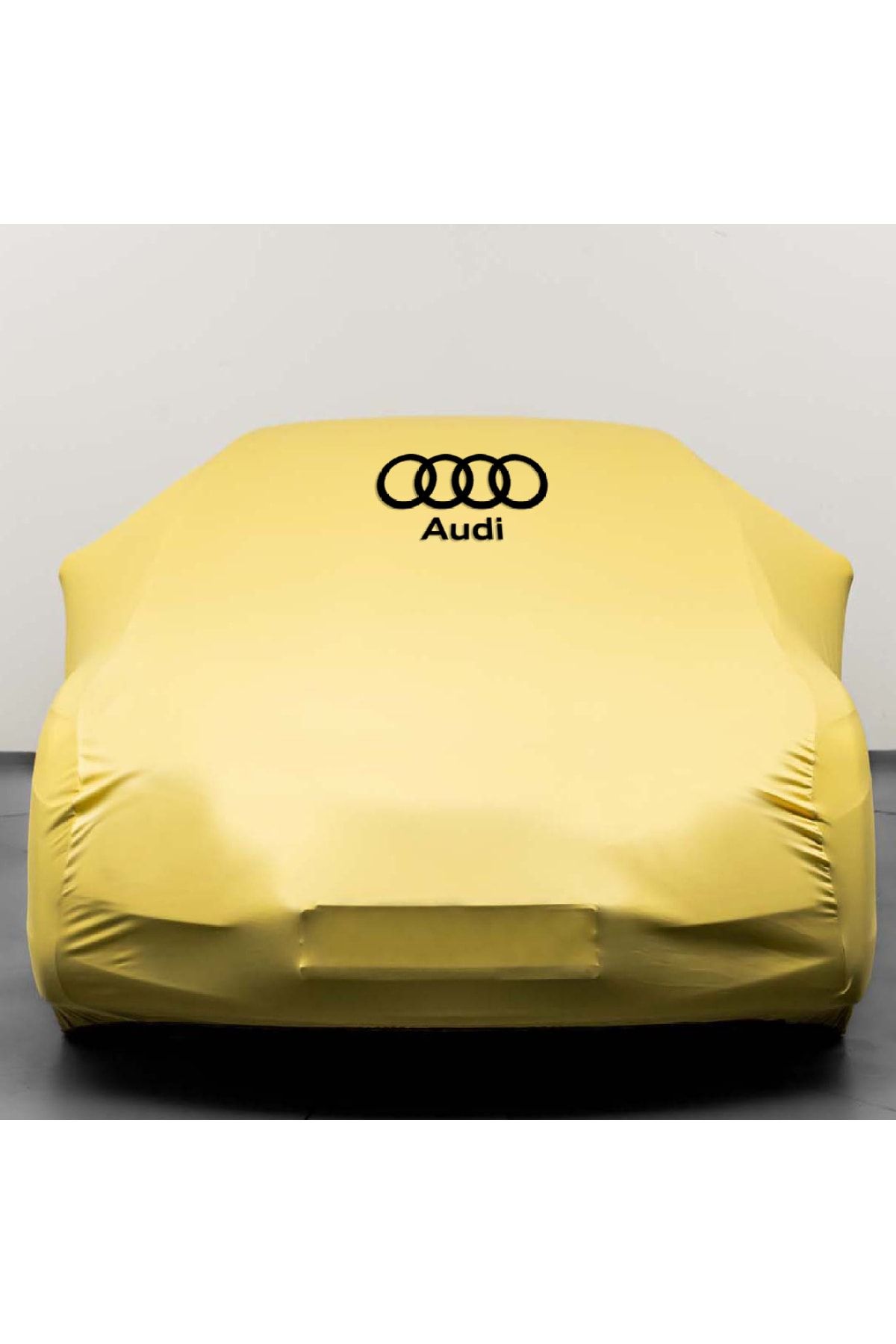 Teksin Audi A4 B9 Sedan (2015-2018) Car Tarpaulin with Compatible Fabric  Logo - Combed Cotton Cover Yellow - Trendyol