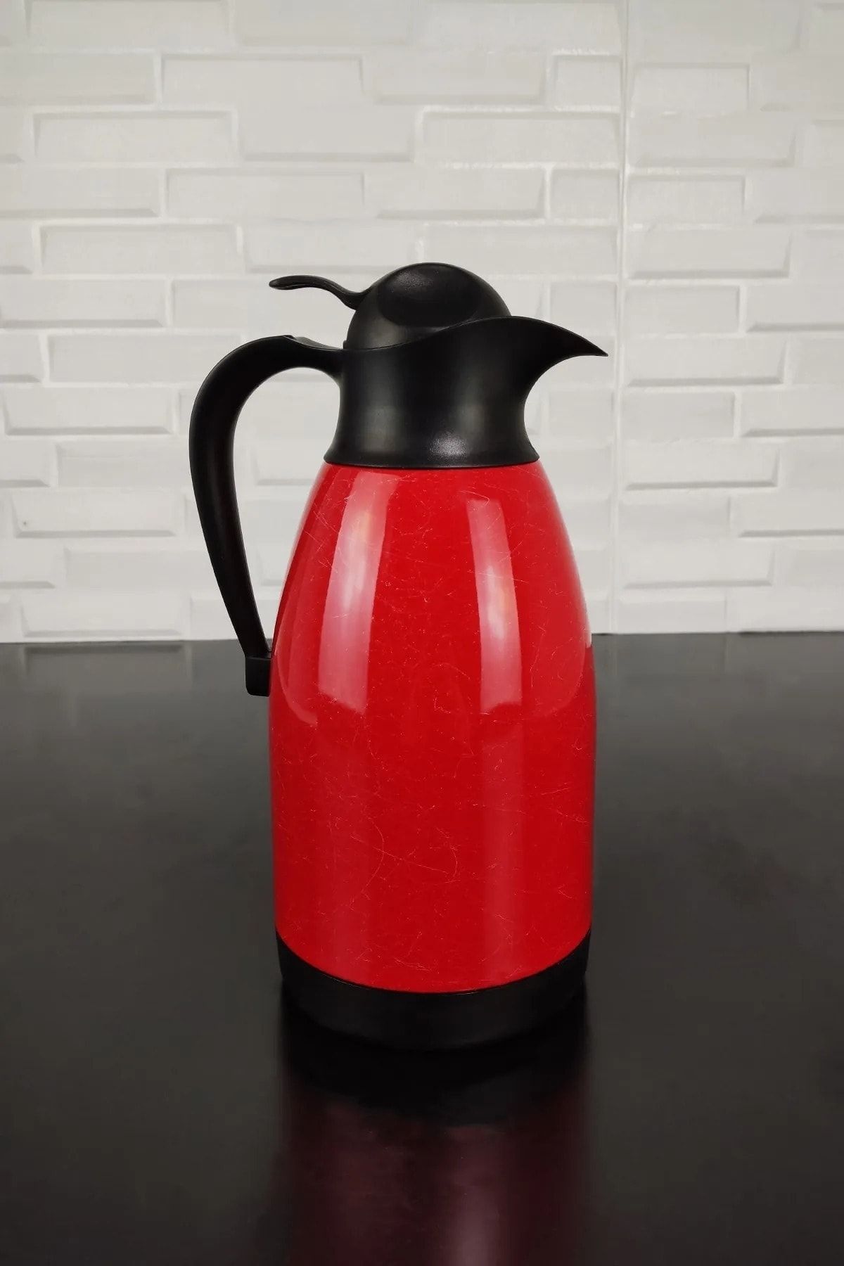 فلاسک قرمز CKR2077 MARBLE SERIES 2 لیتری Thermos Cooker